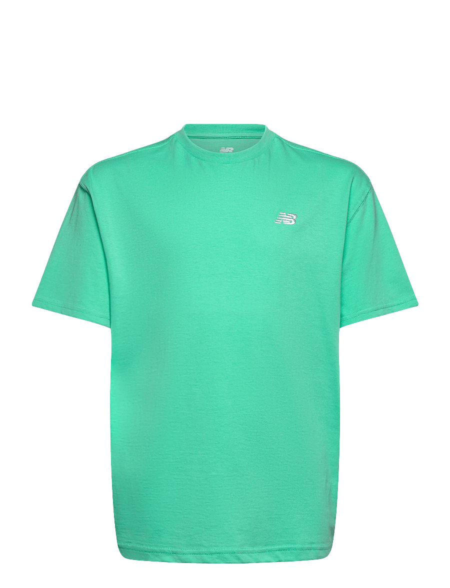 New Balance - New Balance Jersey Small Logo Tee - sportstoppe - deep end - 0