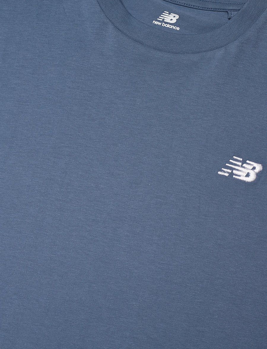 New Balance - New Balance Jersey Small Logo Tee - hauts de sport - heron blue - 2
