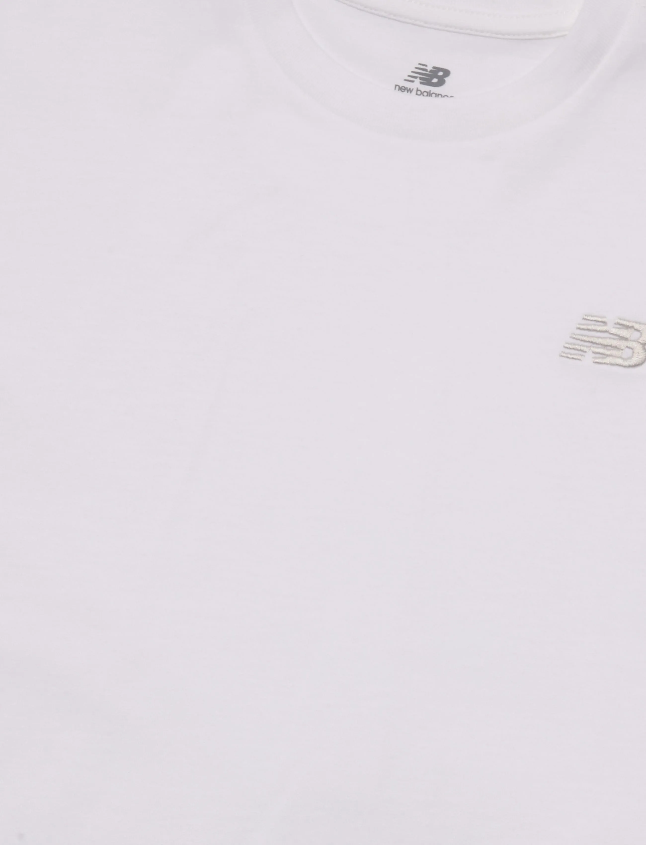 New Balance - New Balance Jersey Small Logo Tee - sportstoppe - nb bright white - 2