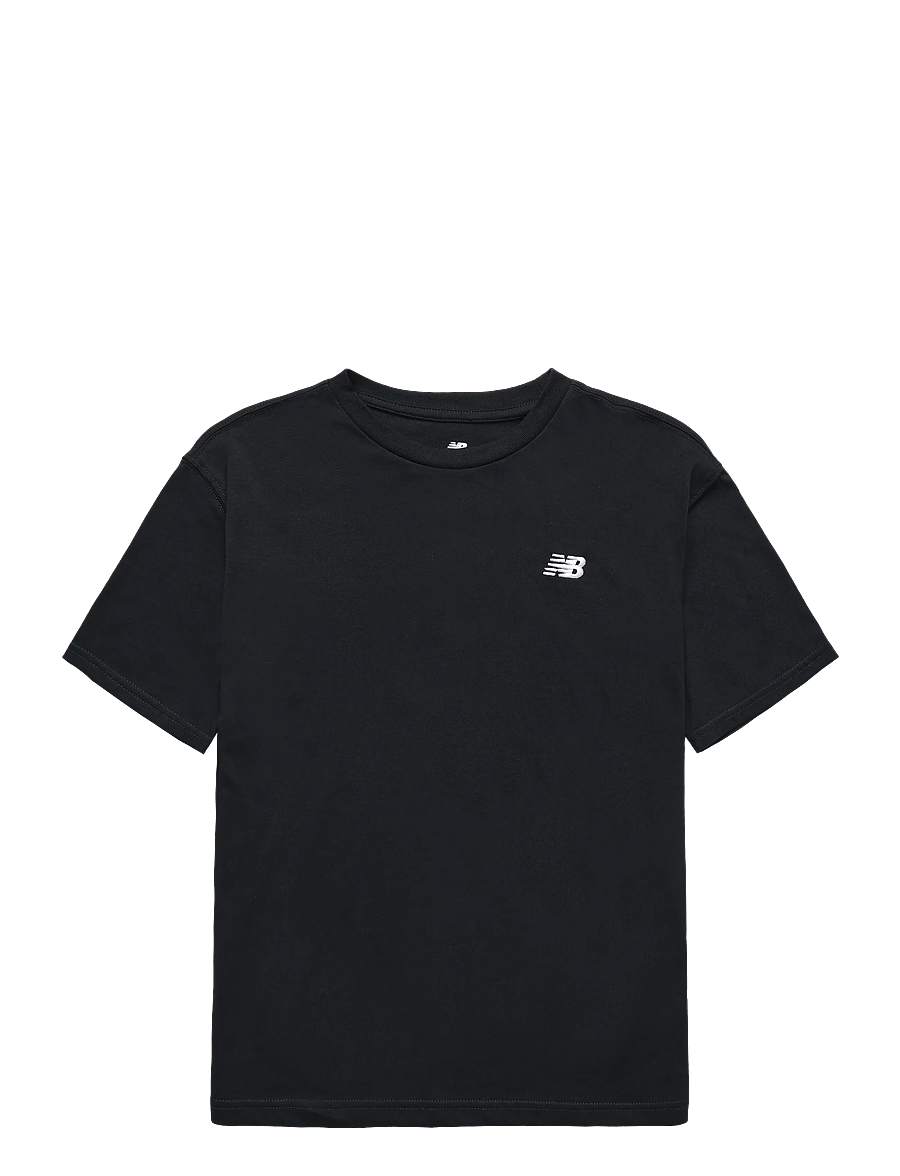 New Balance - New Balance Jersey Small Logo Tee - sportstoppe - nb caviar - 0