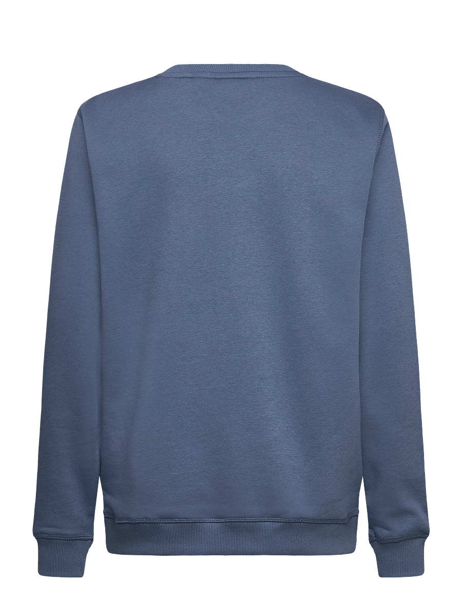New Balance - New Balance Brush Back Small Logo Crew - sweatshirts - heron blue - 1