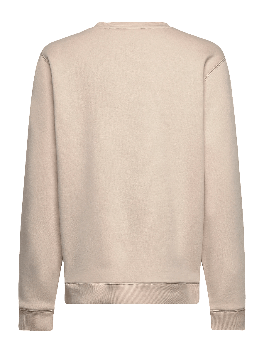 New Balance - New Balance Brush Back Small Logo Crew - sweatshirts - timberwolf - 1