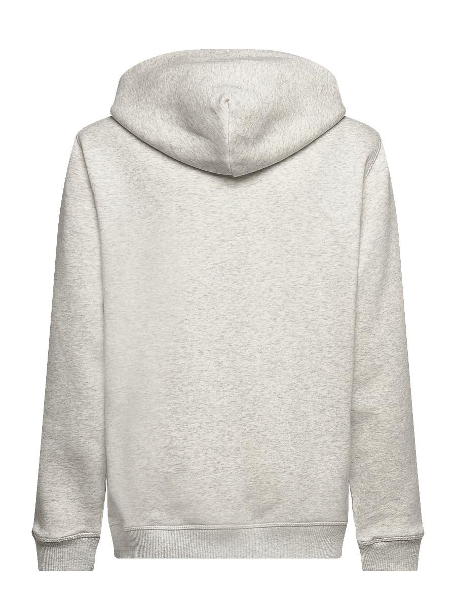 New Balance - New Balance Brush Back Small Logo Hoodie - hoodies - ash heather - 1