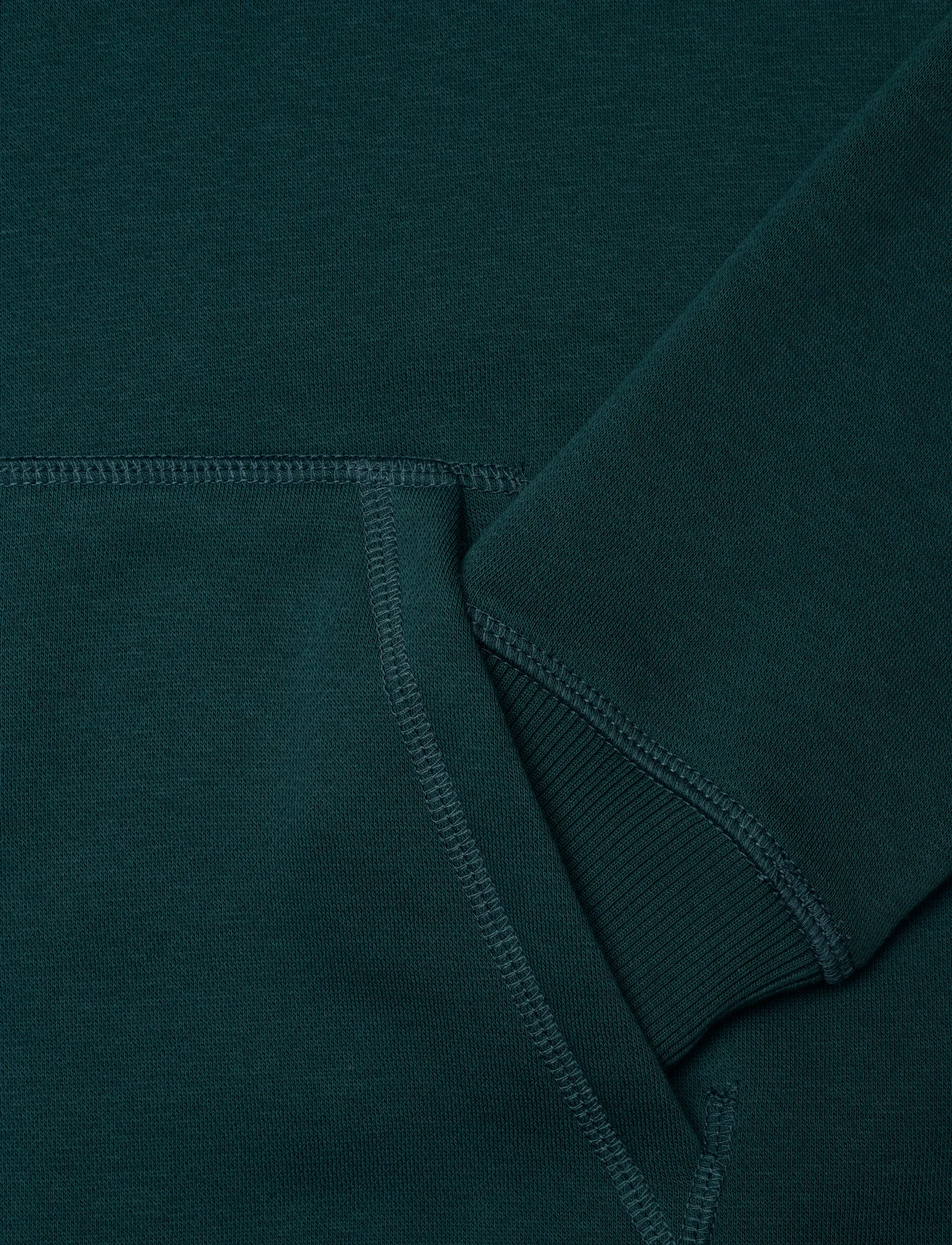 New Balance - New Balance Brush Back Small Logo Hoodie - pulls à capuche - medusa green - 3