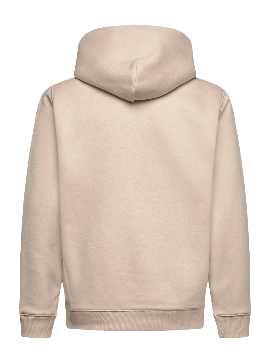 New Balance - New Balance Brush Back Small Logo Hoodie - hættetrøjer - timberwolf - 1