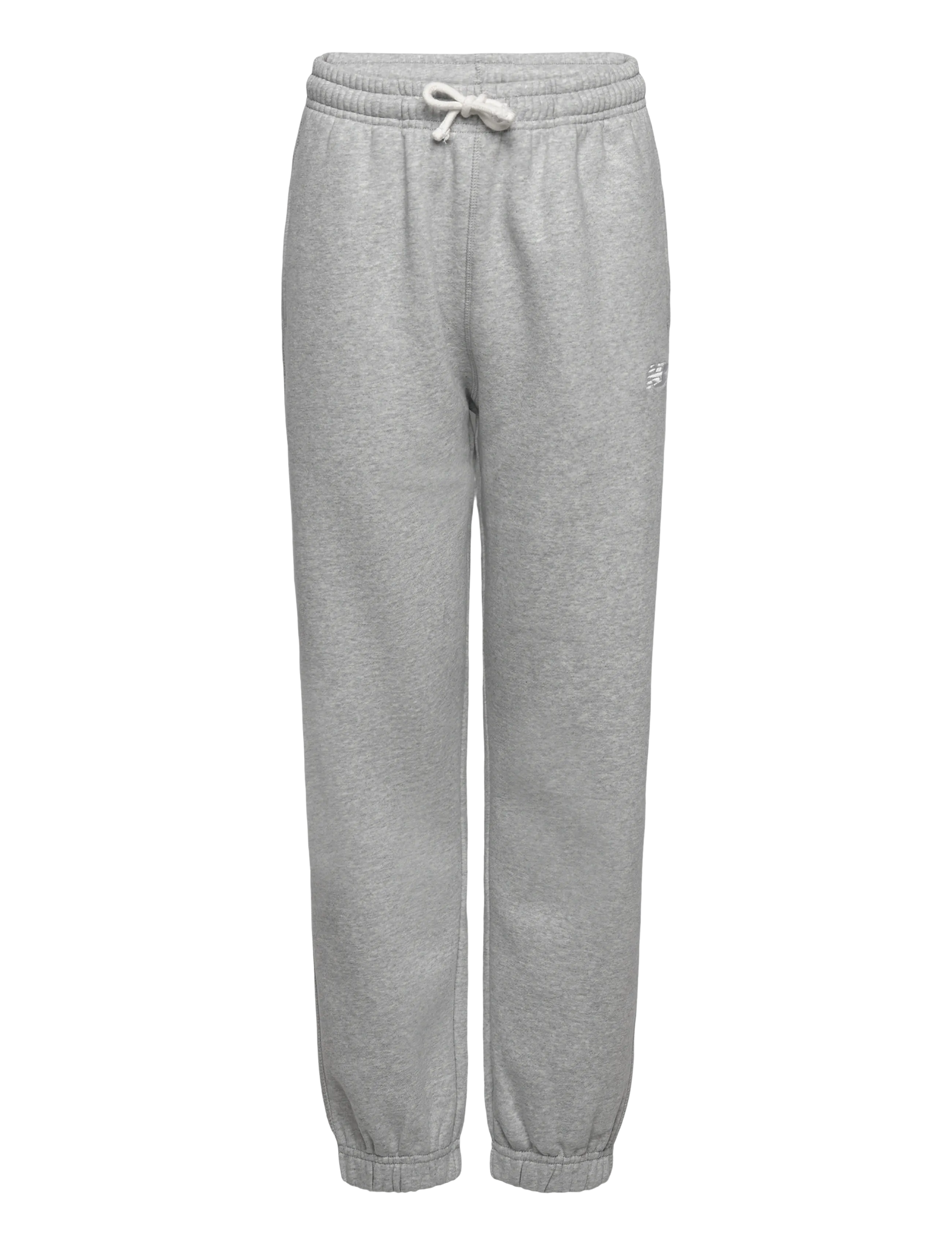 New Balance Brush Back Small Logo Jogger, Børn, Joggingbukser, Grå, Str: 134