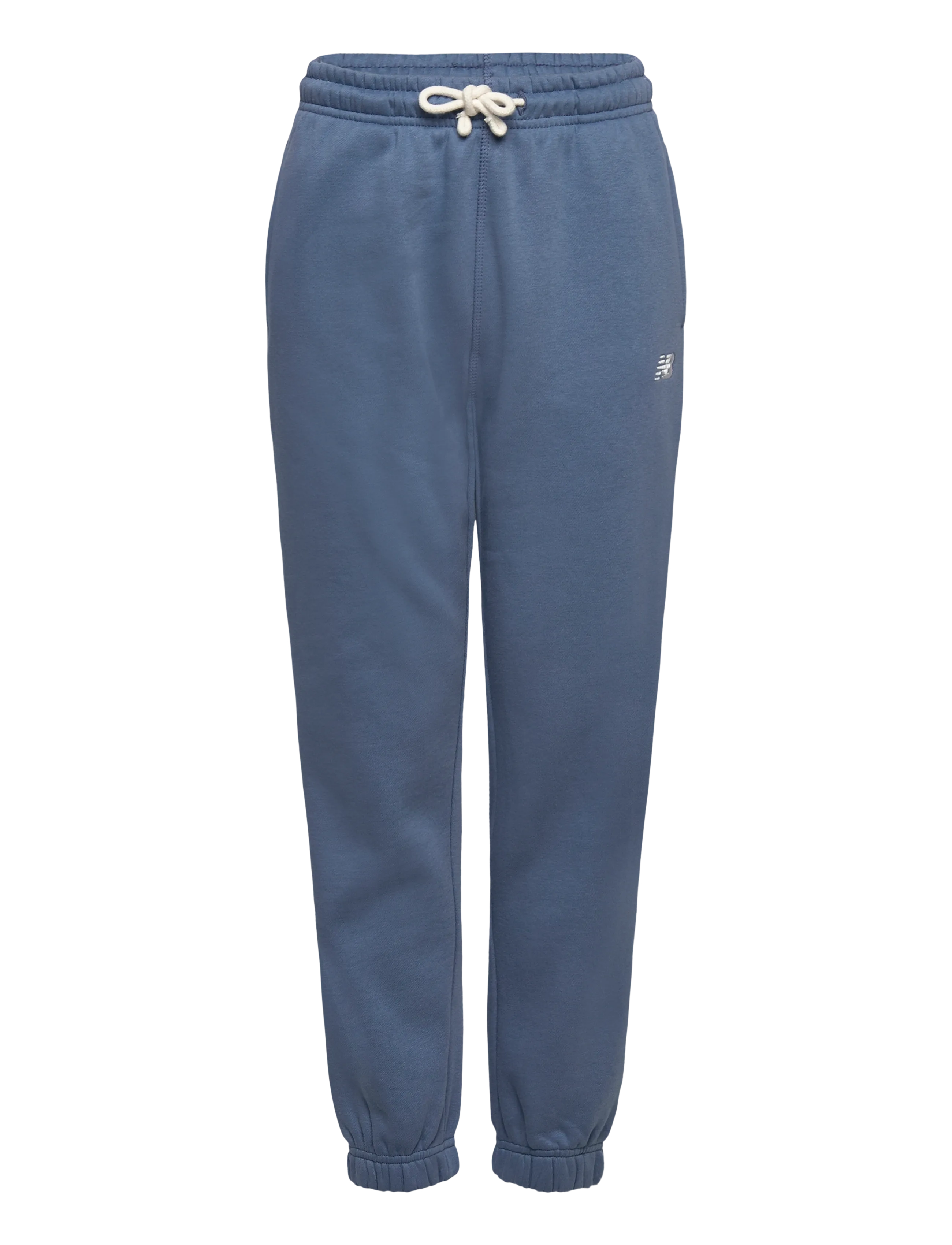 New Balance Brush Back Small Logo Jogger, Børn, Joggingbukser, Blå, Str: 122