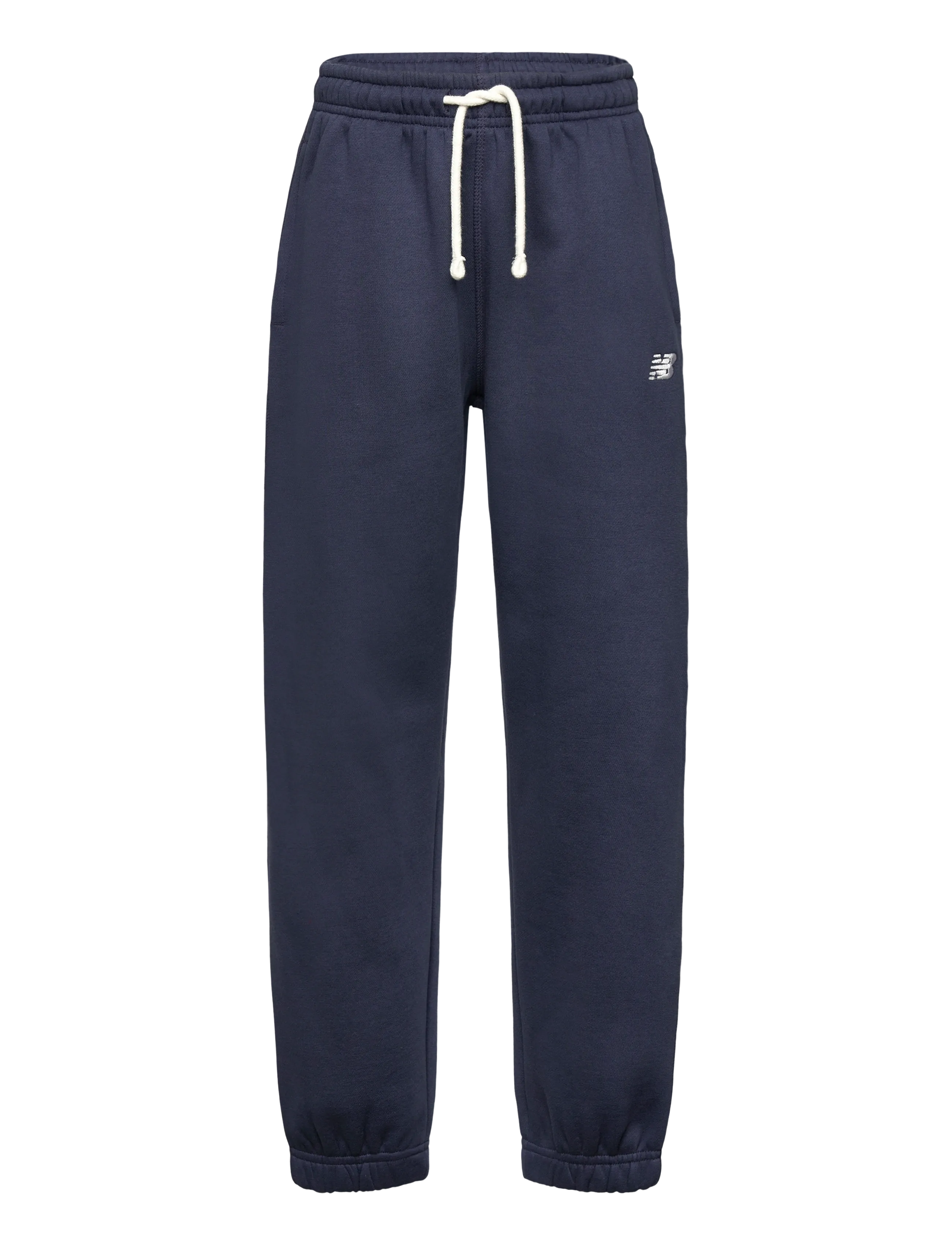 New Balance Brush Back Small Logo Jogger, Børn, Joggingbukser, Navy, Str: 164
