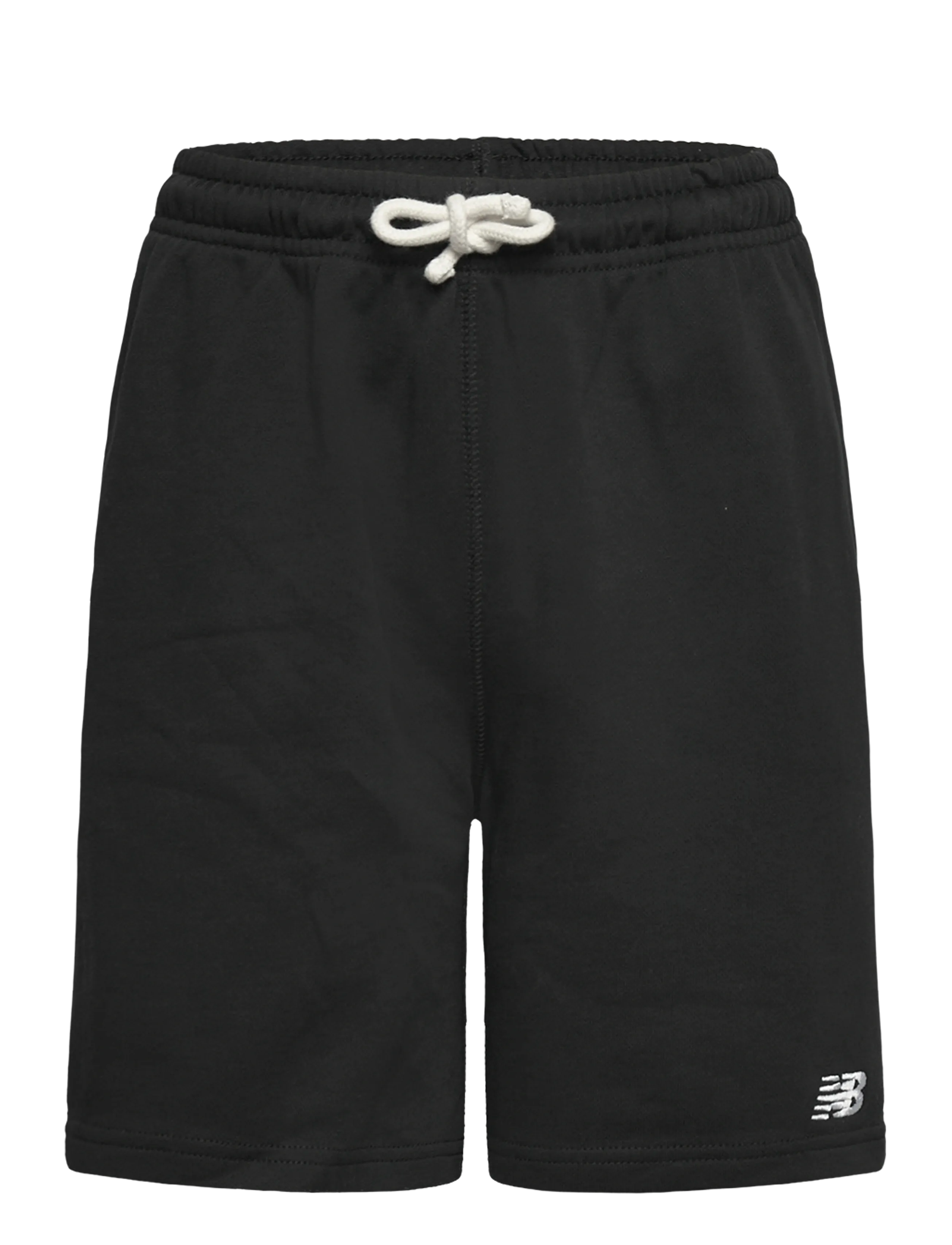 New Balance French Terry Small Logo Short, Børn, Sweatshorts, Sort, Str: 140