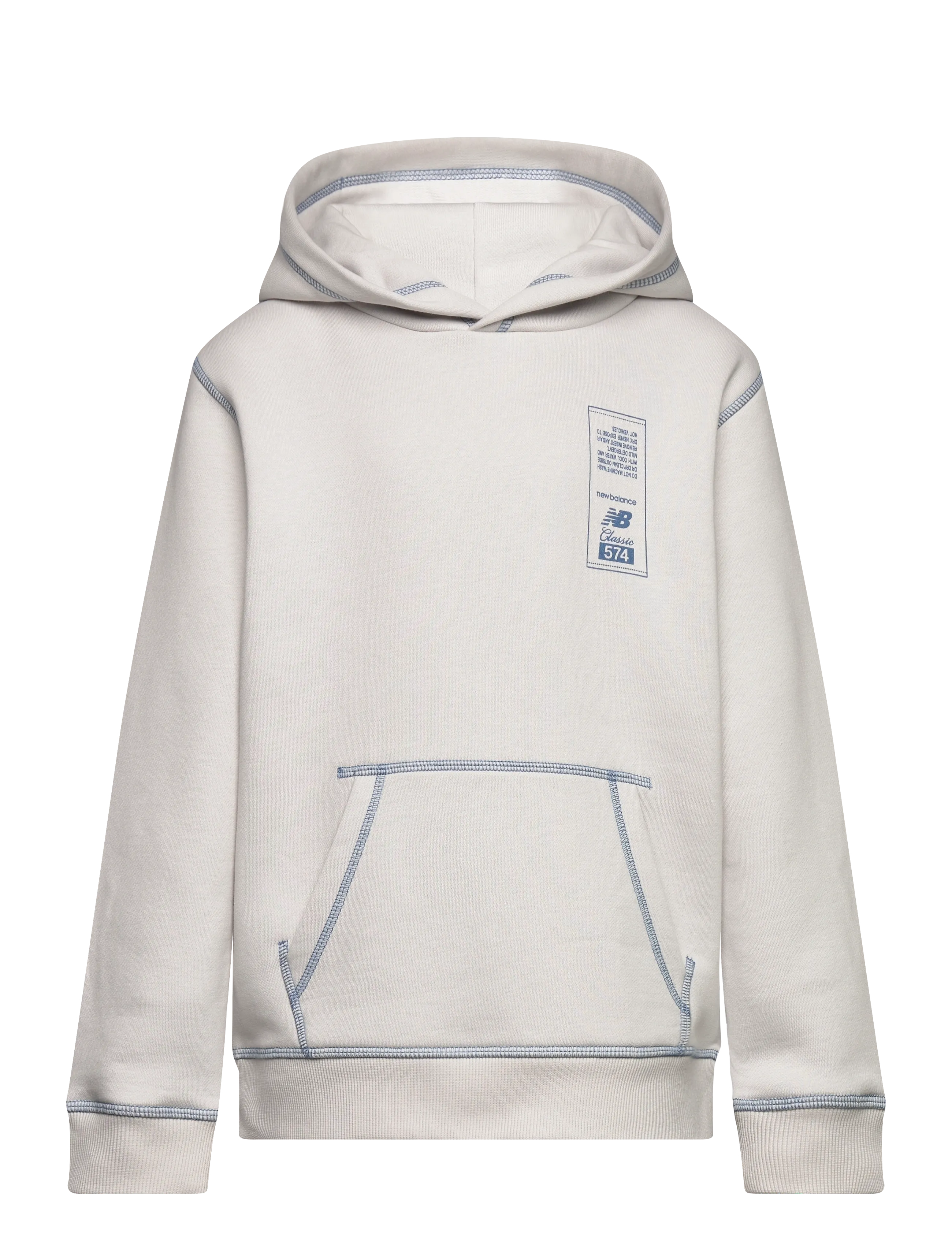 NEW BALANCE Nb Bb 574 Diagram Hoodie Grau - 128 - Kinder