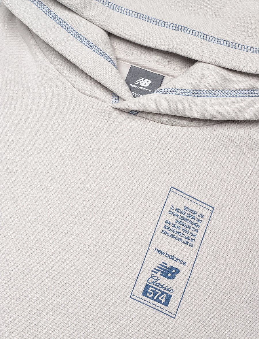 New Balance - NB BB 574 Diagram Hoodie - pulls à capuche - grey matter - 2