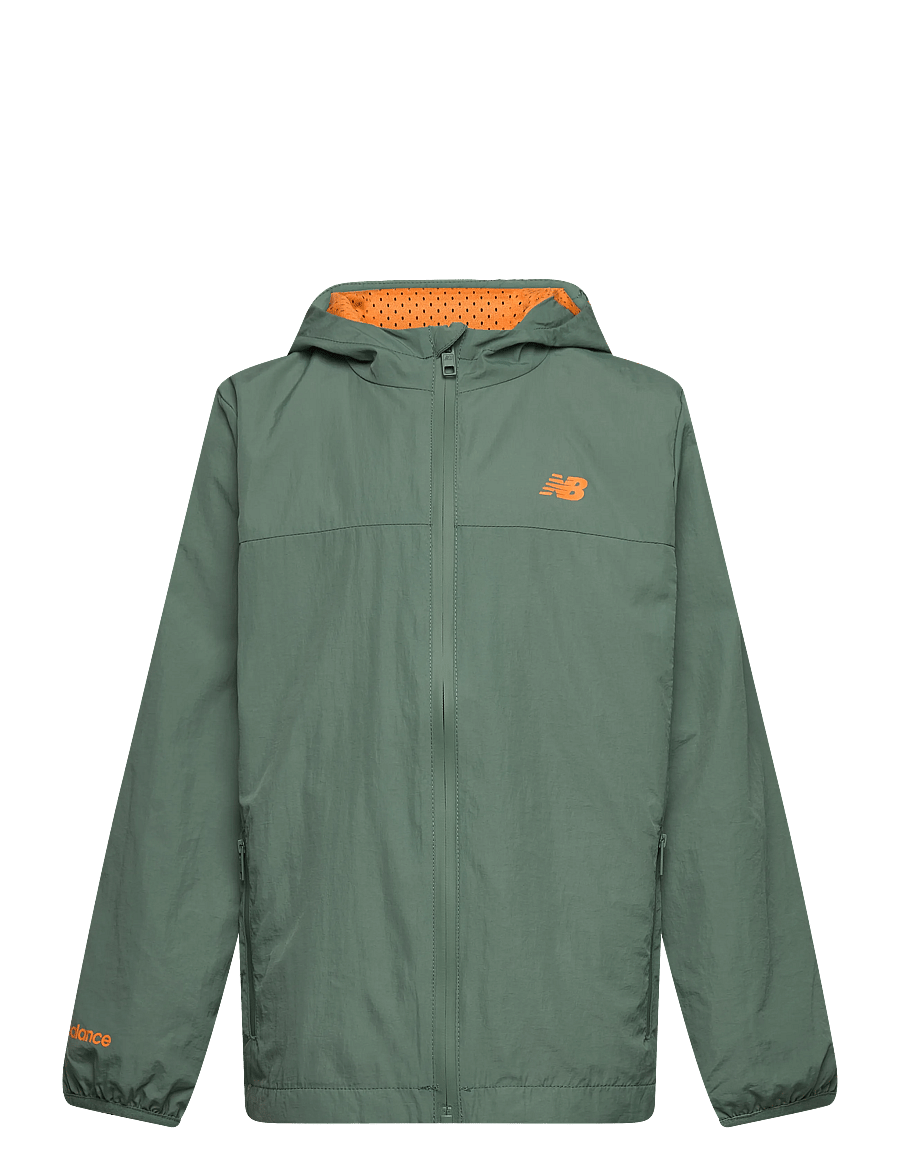 New Balance - NB Athletics Woven Mesh Lined Jacket - windjacken - dark juniper - 0