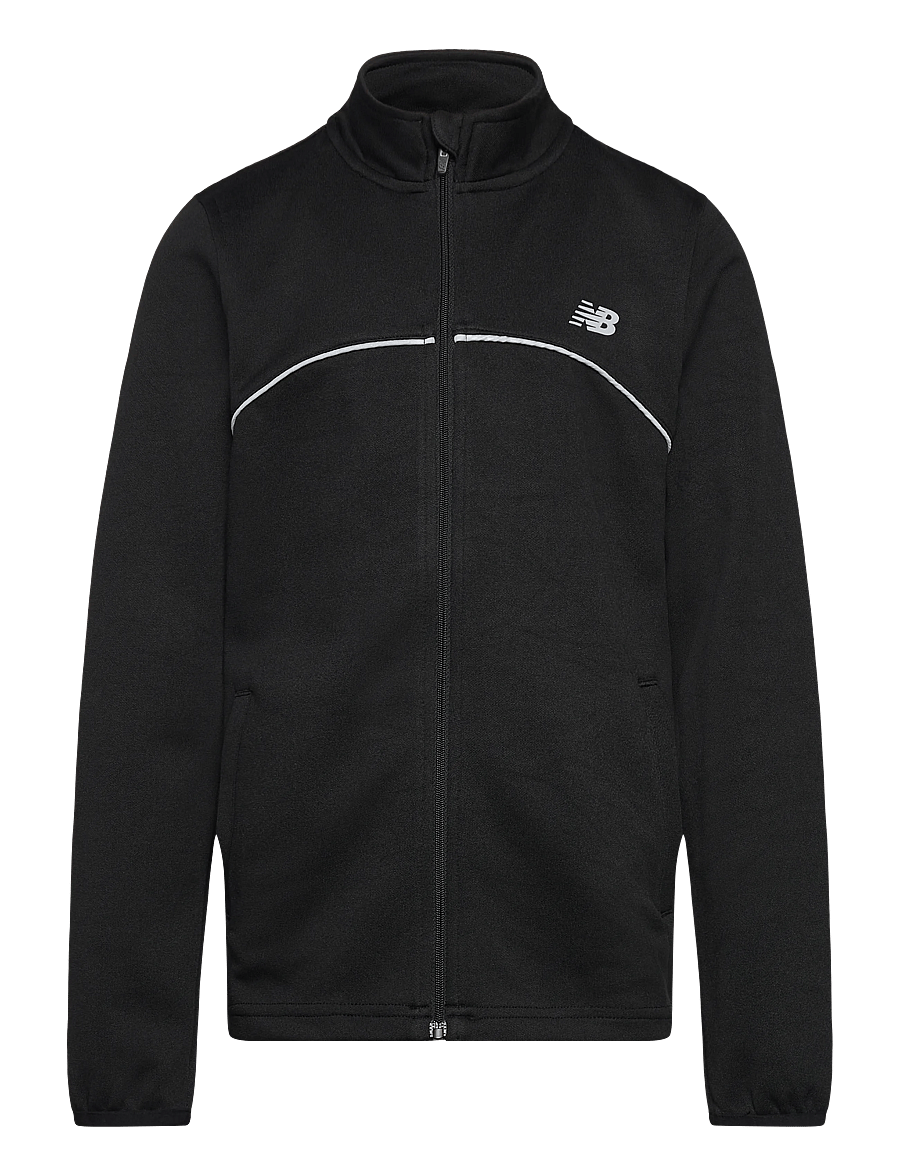 New Balance - NB Tricot Full Zip Funnel Top - sweatshirts - nb caviar - 0