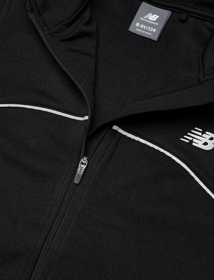 New Balance - NB Tricot Full Zip Funnel Top - sweatshirts - nb caviar - 2