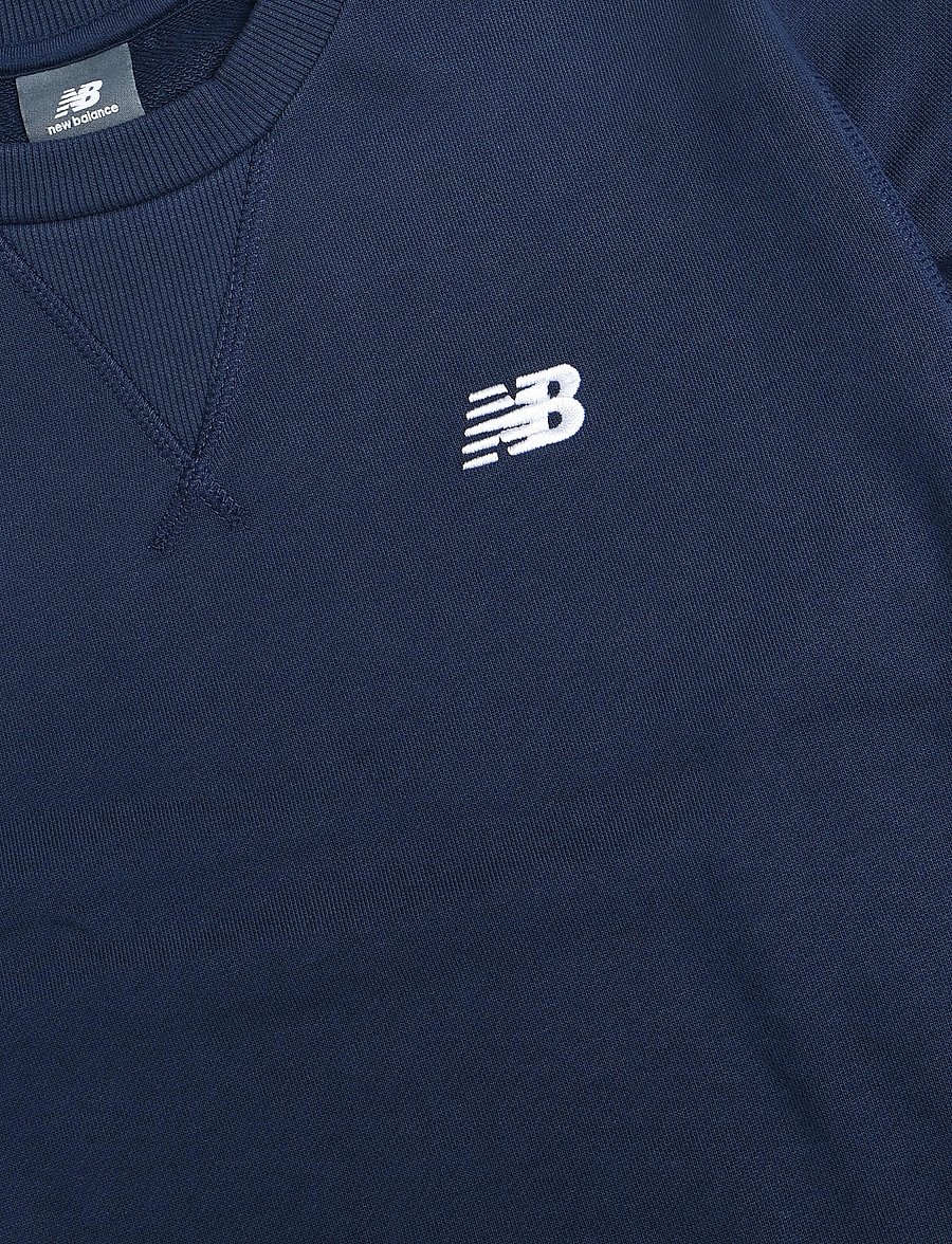 New Balance - New Balance French Terry Small Logo Crew - sweatshirts - nb navy - 2