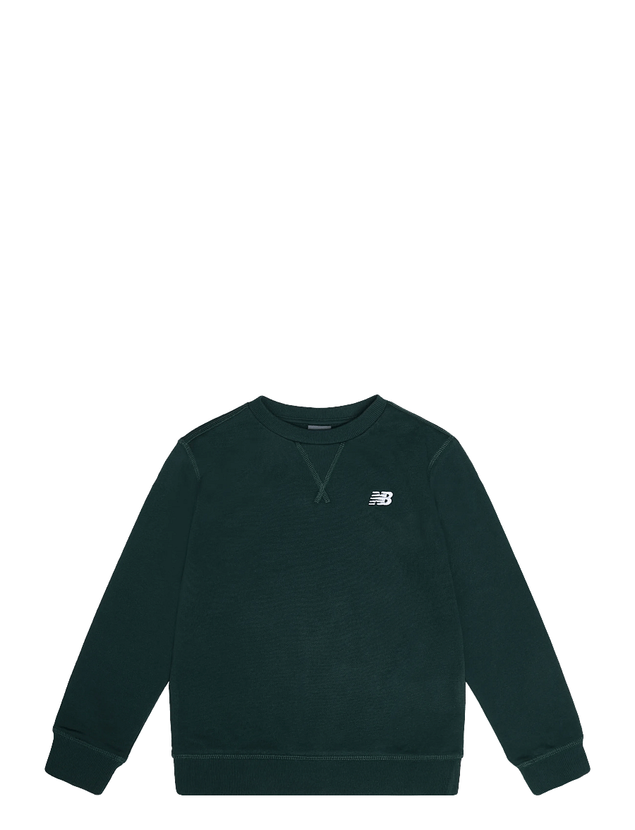 New Balance - New Balance French Terry Small Logo Crew - sweatshirts - nordic green - 0