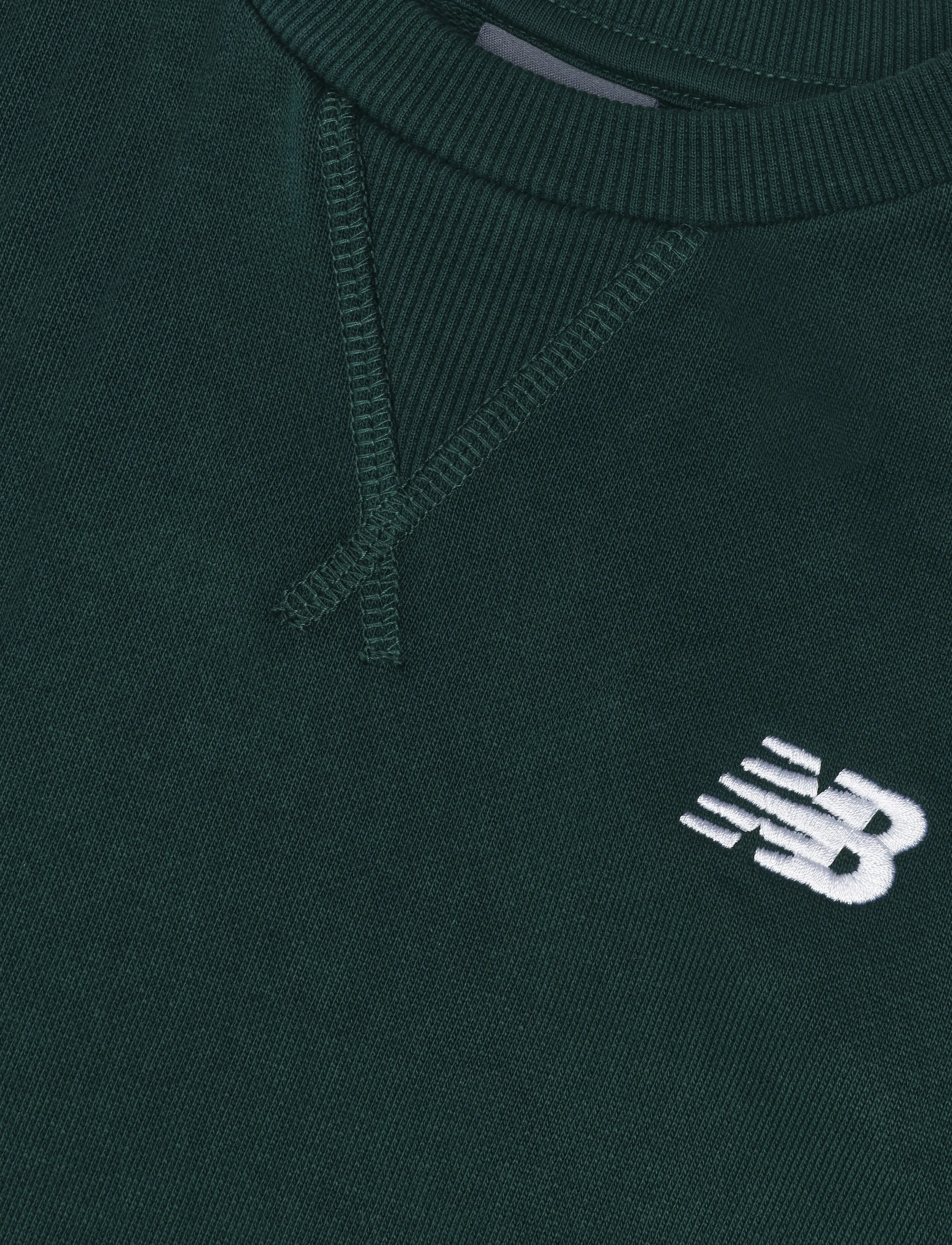 New Balance - New Balance French Terry Small Logo Crew - sweatshirts - nordic green - 2
