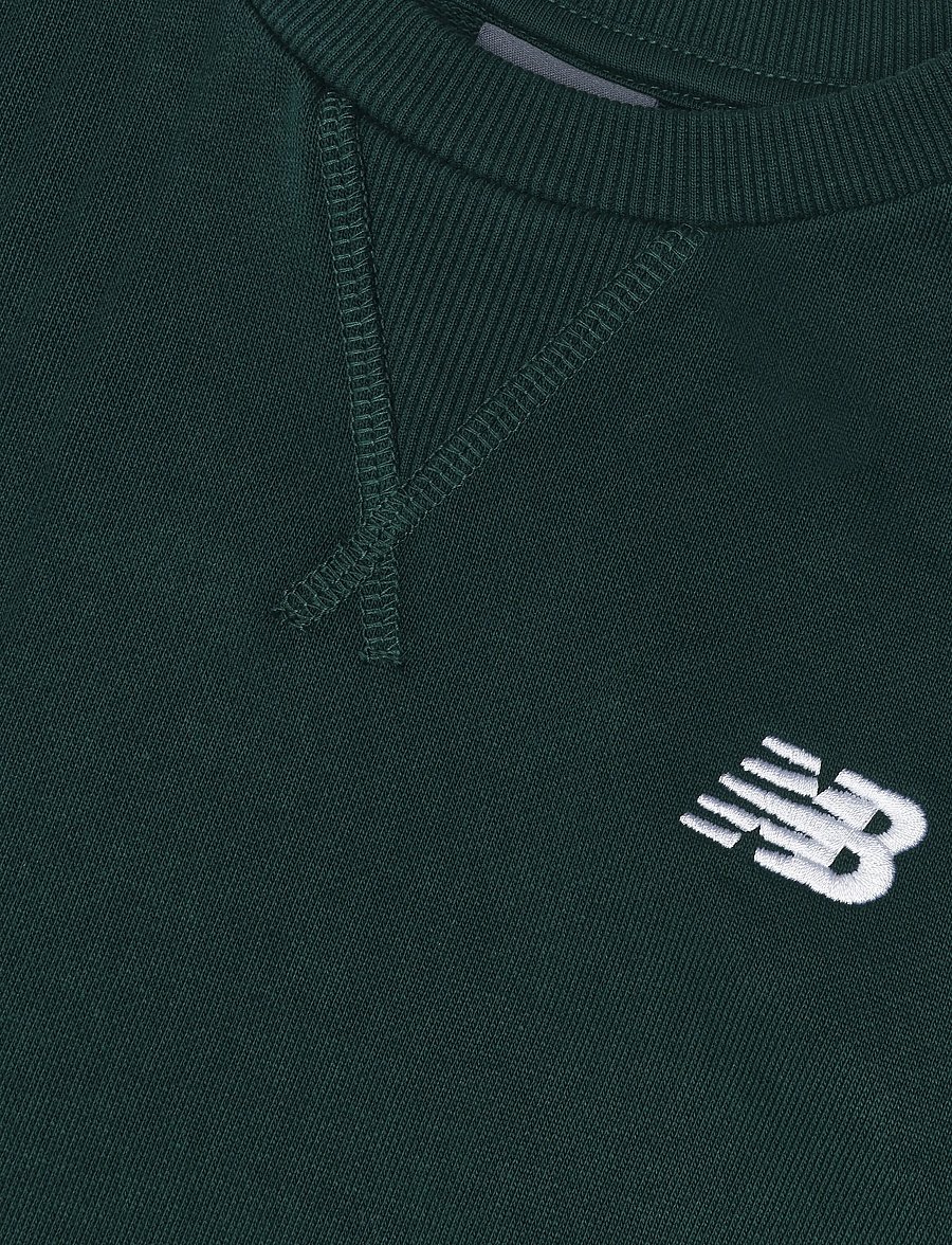 New Balance - New Balance French Terry Small Logo Crew - sweatshirts - nordic green - 2