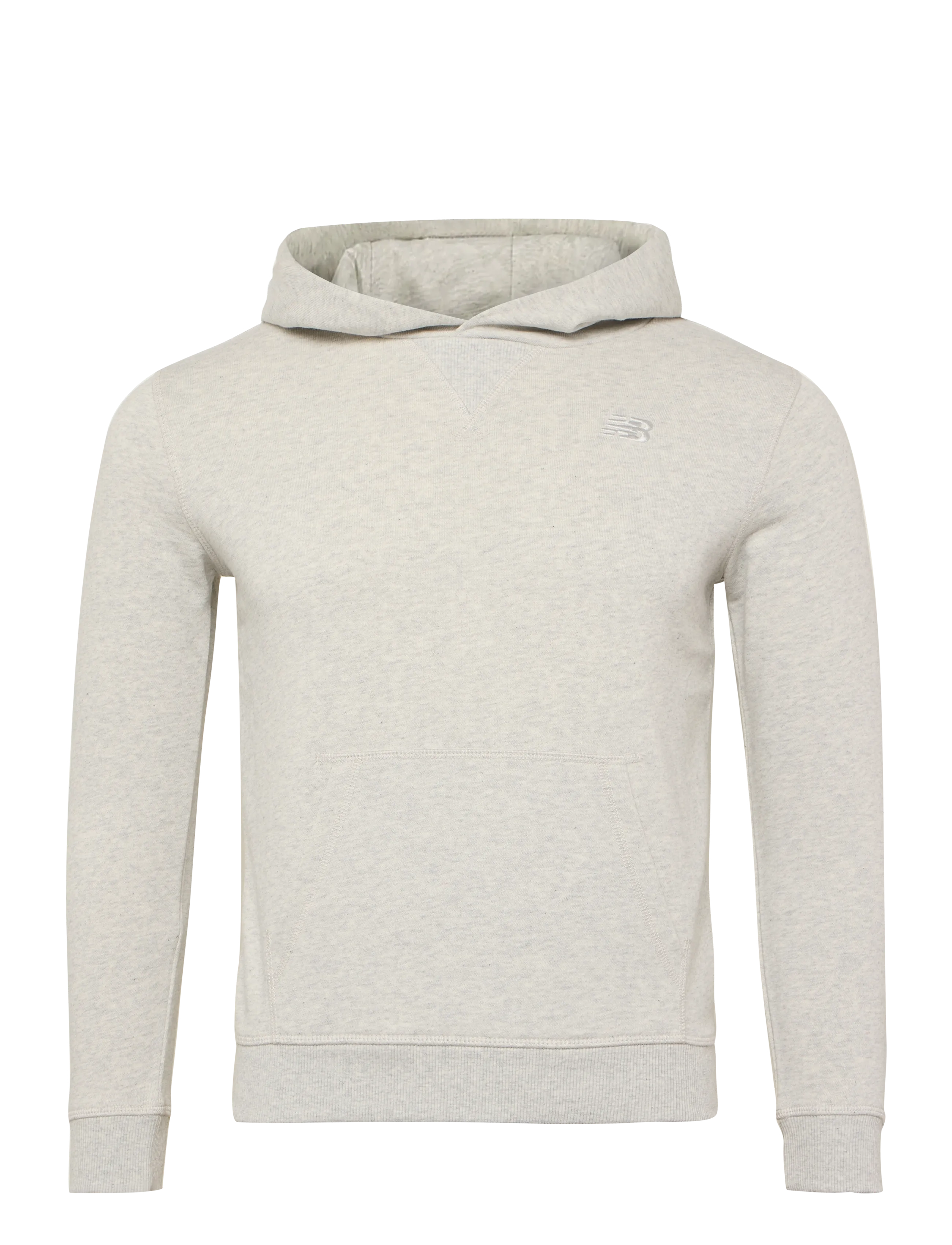New Balance New Balance French Terry Small Logo Hoodie - Clothing - ASH HEATHER / grey