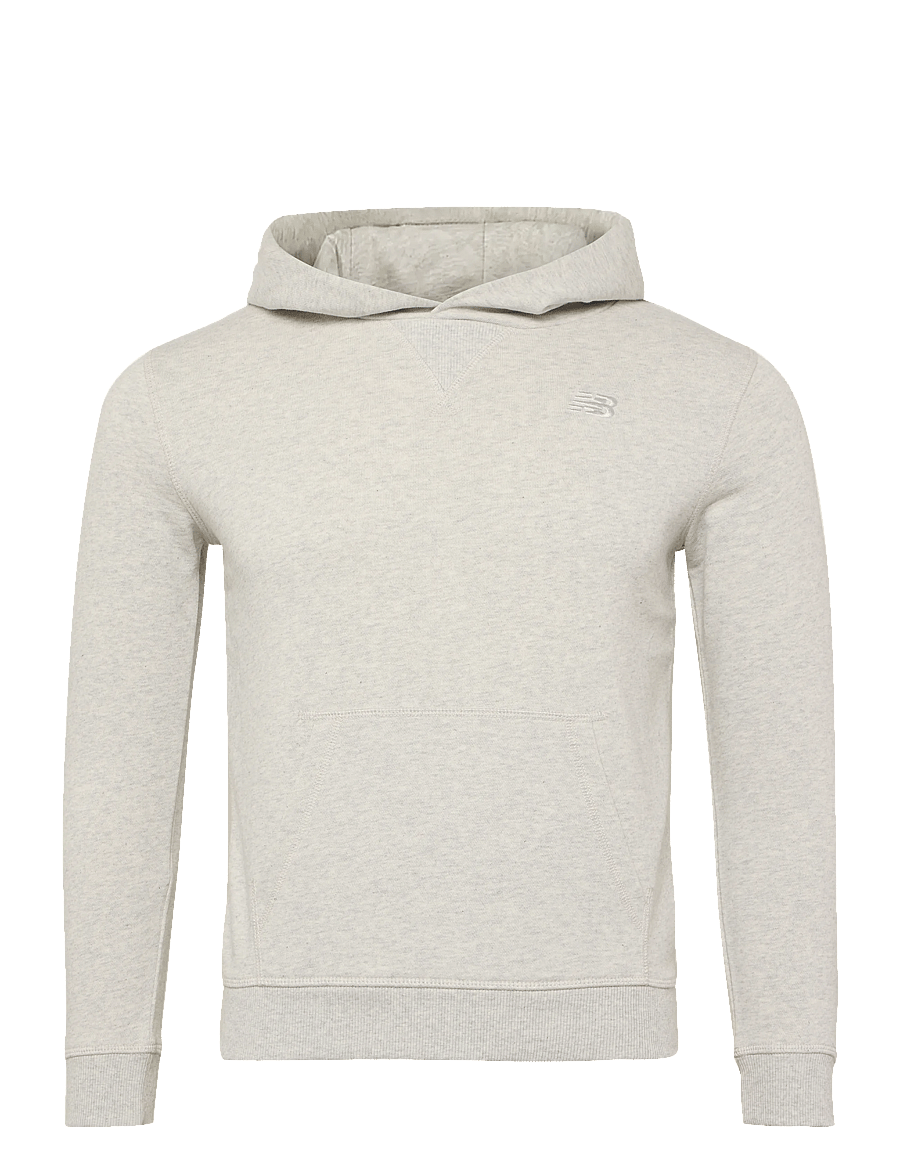 New Balance - New Balance French Terry Small Logo Hoodie - kapuutsiga pusad - ash heather - 0