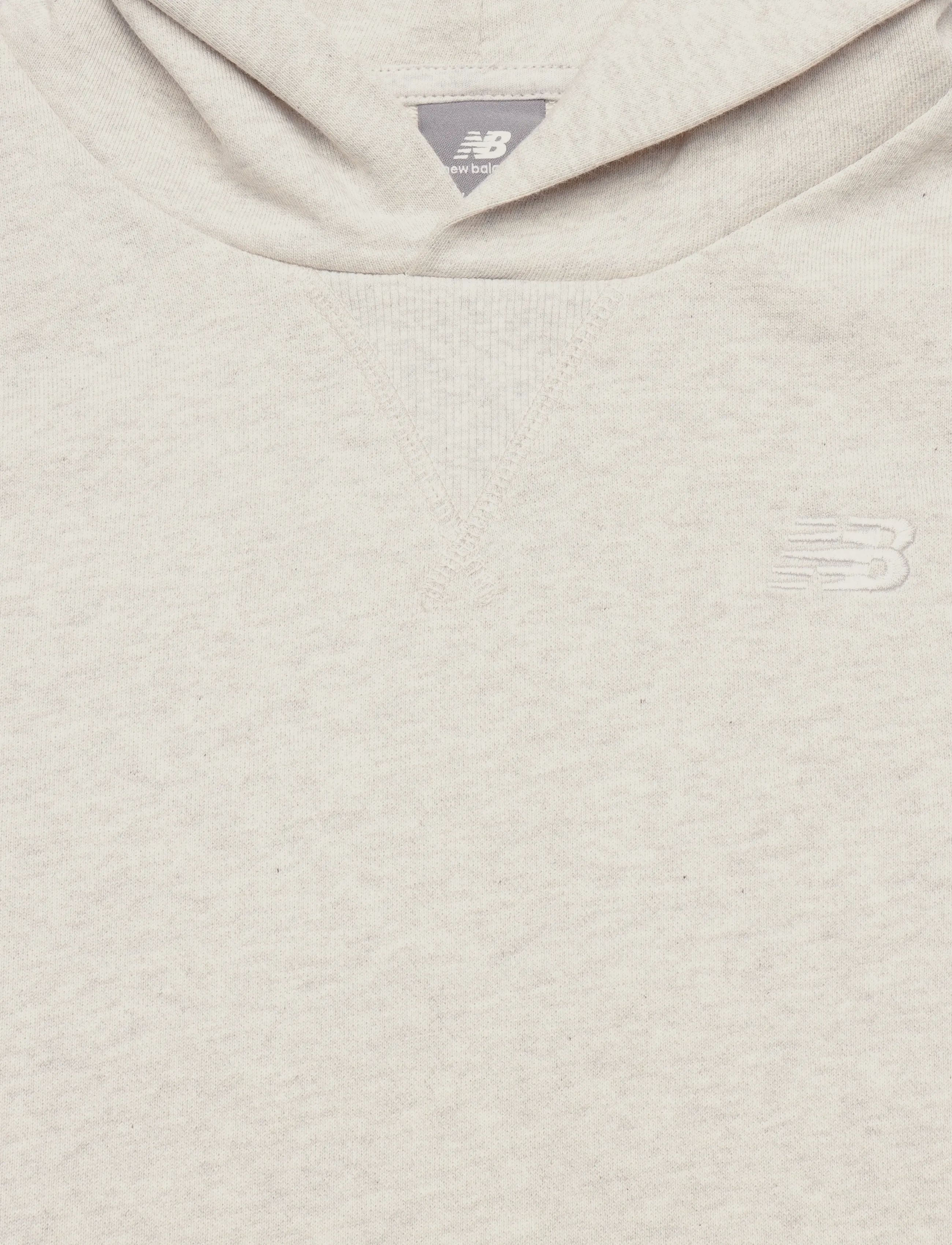New Balance - New Balance French Terry Small Logo Hoodie - hoodies - ash heather - 2