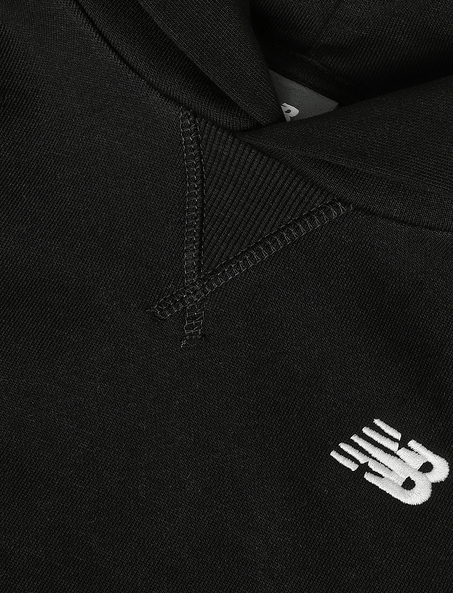 New Balance - New Balance French Terry Small Logo Hoodie - kapuutsiga pusad - nb caviar - 2