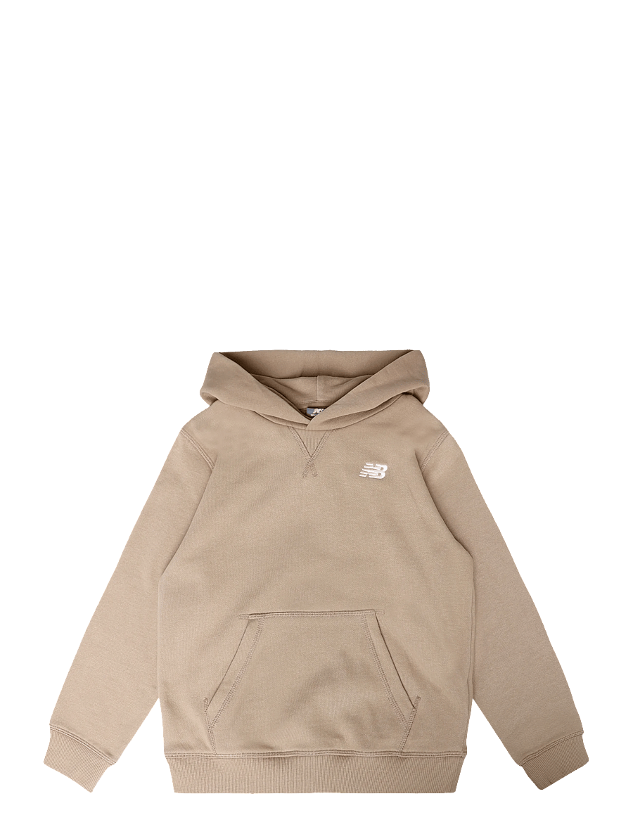 New Balance - New Balance French Terry Small Logo Hoodie - kapuzenpullover - stoneware - 0