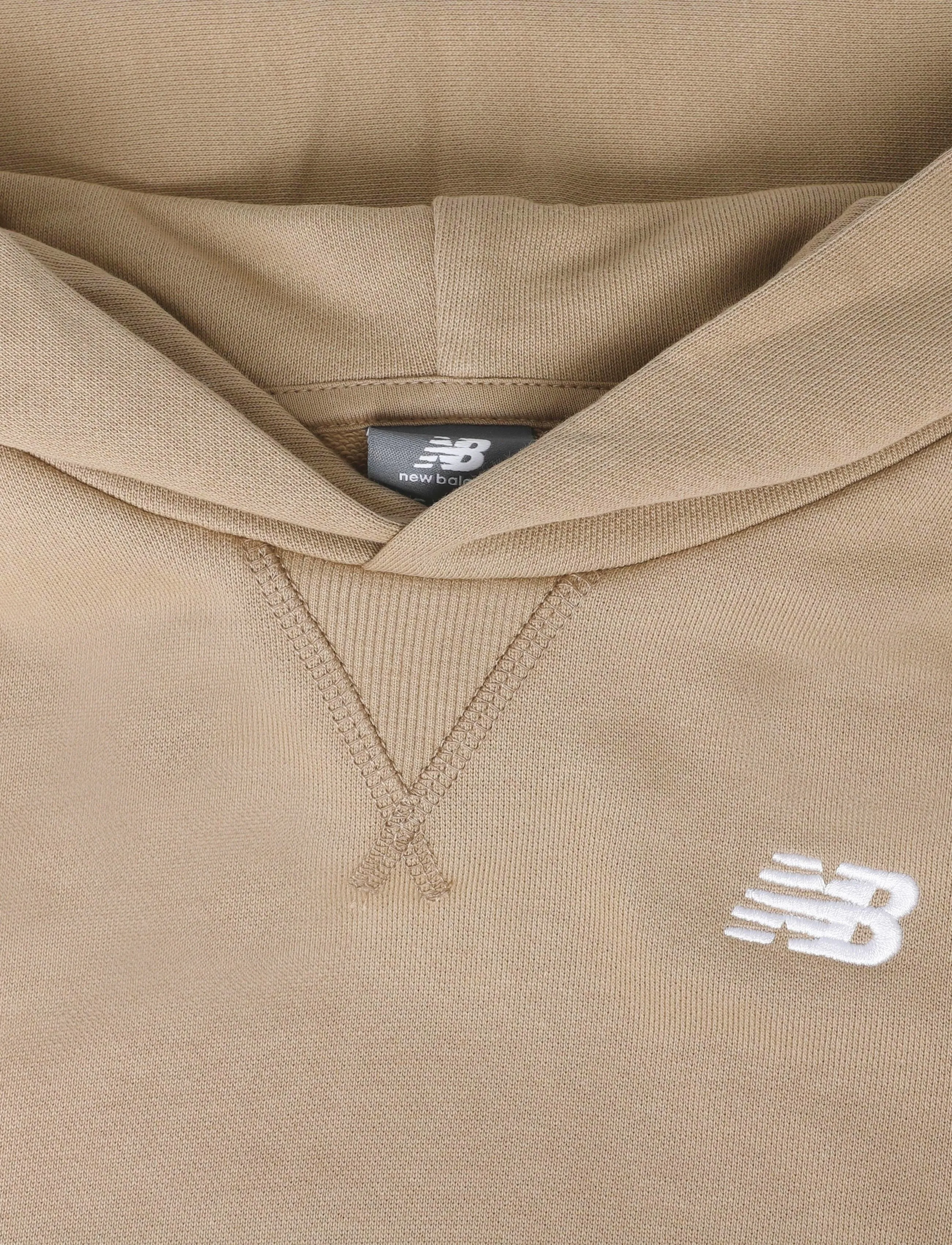 New Balance - New Balance French Terry Small Logo Hoodie - stoneware - 2