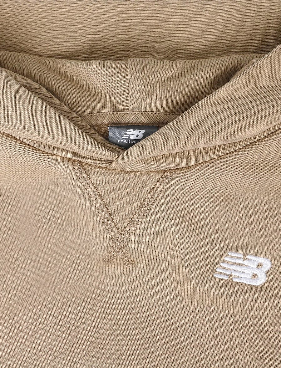 New Balance - New Balance French Terry Small Logo Hoodie - kapuzenpullover - stoneware - 2