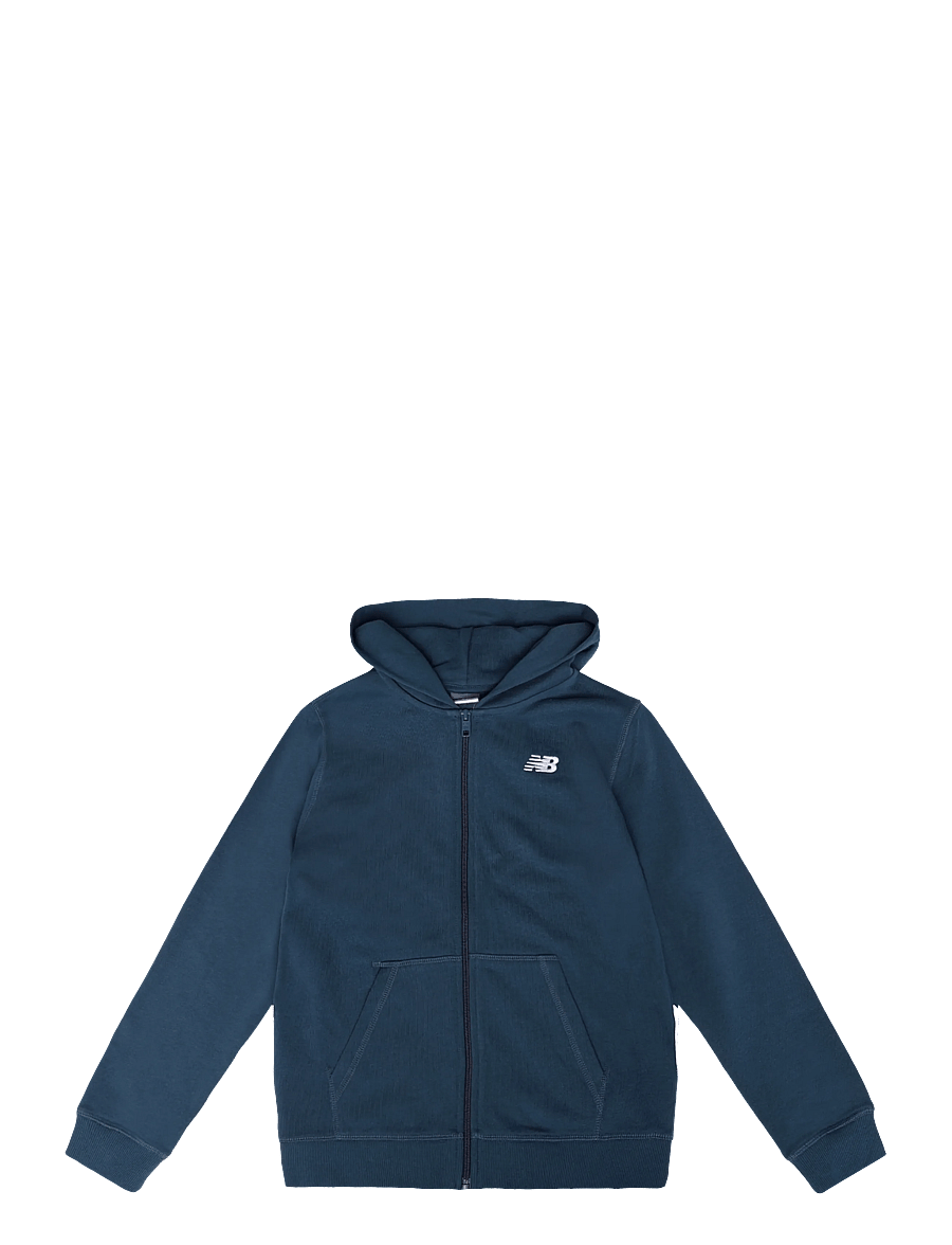 New Balance - New Balance French Terry Small Logo Full Zip Hoodie - kapuutsiga pusad - streamsong - 0