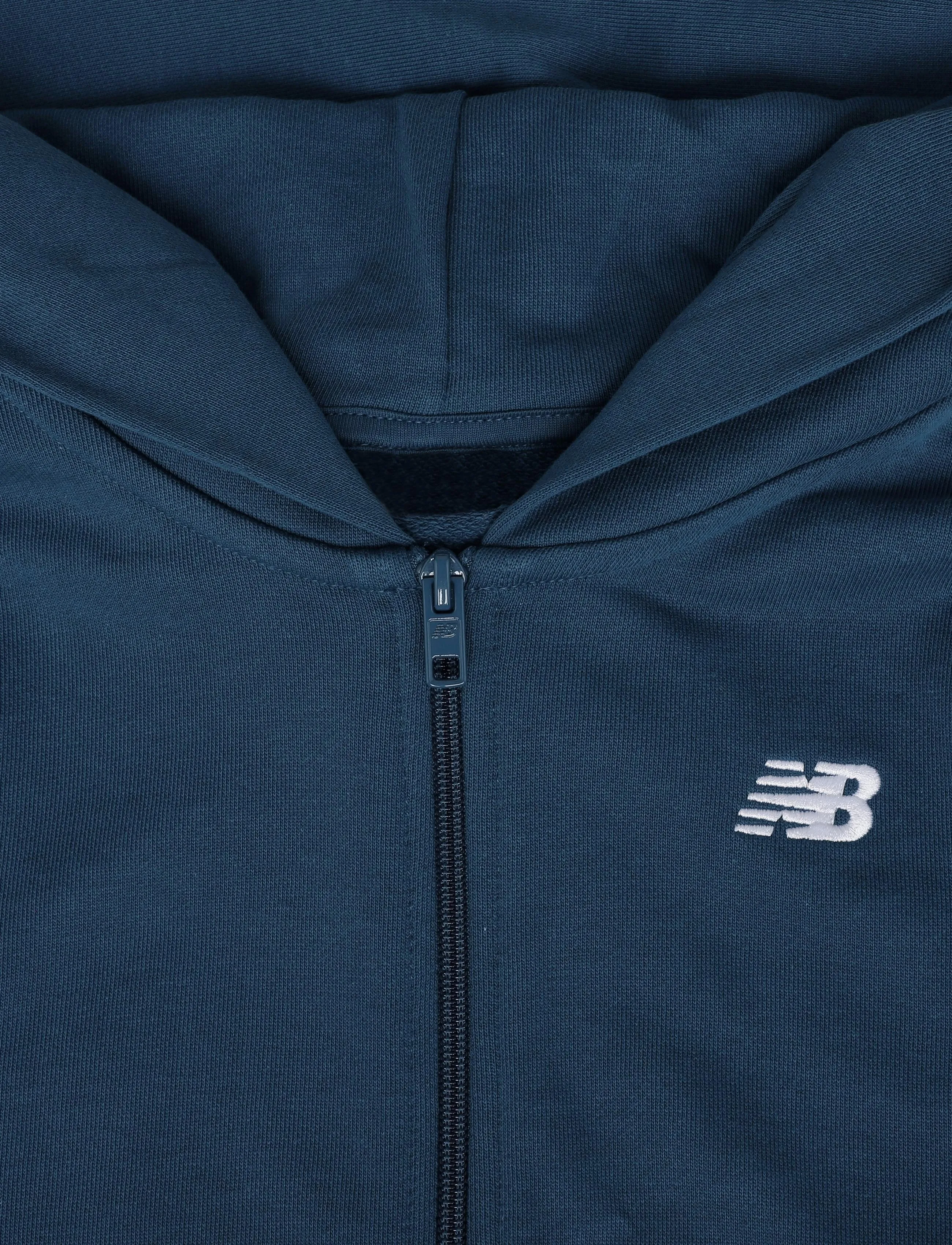 New Balance - New Balance French Terry Small Logo Full Zip Hoodie - streamsong - 2