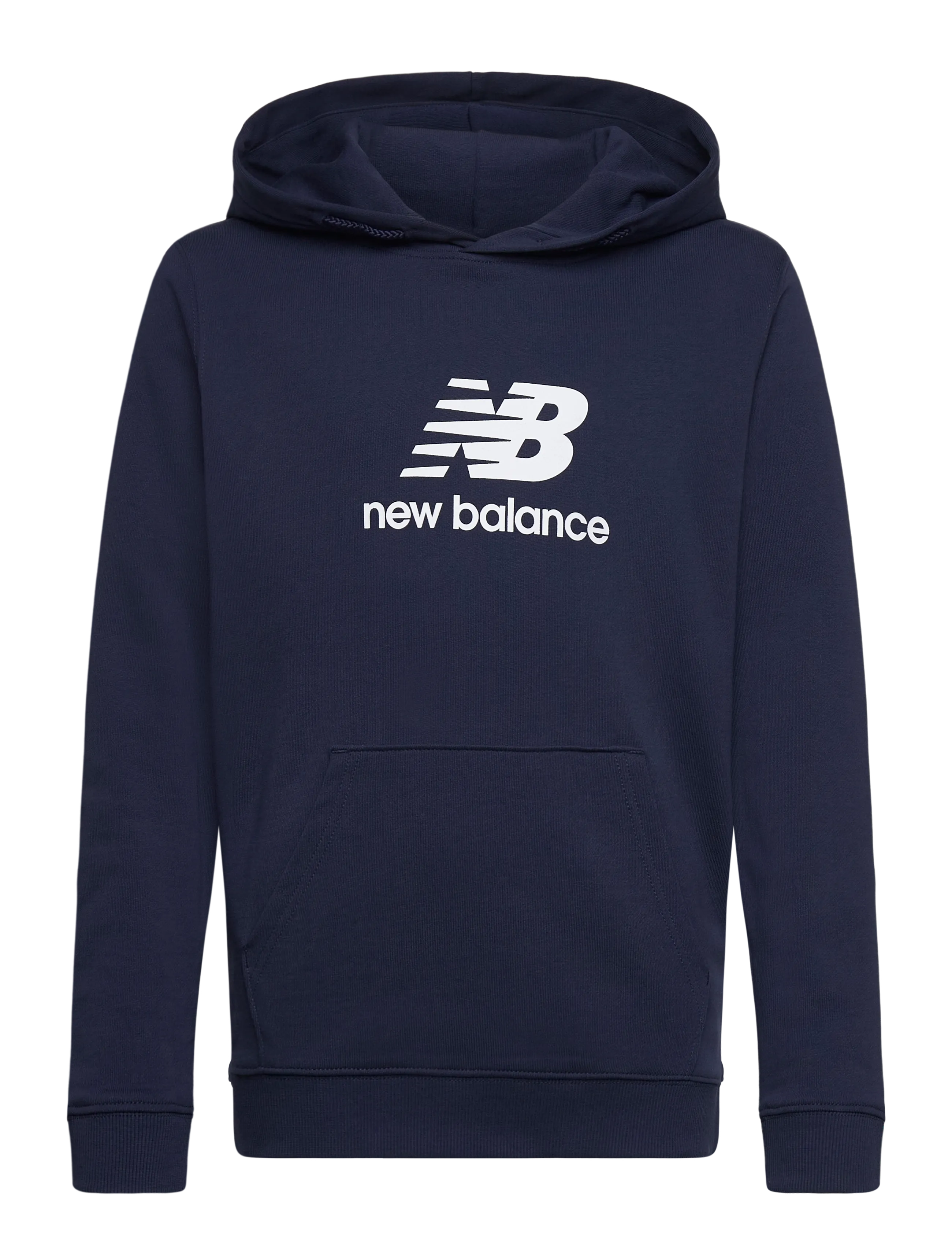 New Balance New Balance French Terry Stacked Logo Hoodie - Riided - NB NAVY / navy