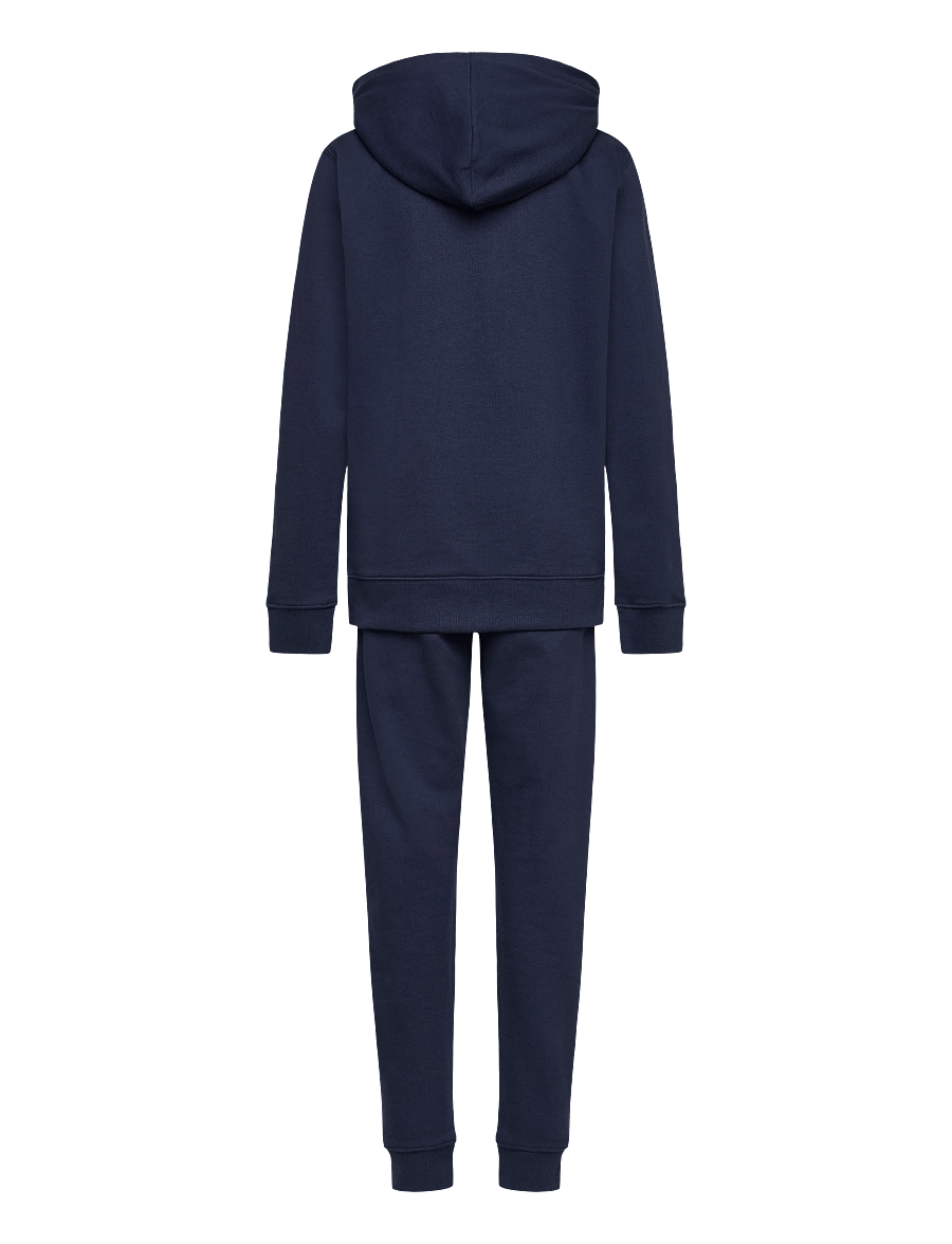 New Balance - New Balance French Terry Stacked Logo Hoodie Jog Set - sportanzüge - nb navy - 1