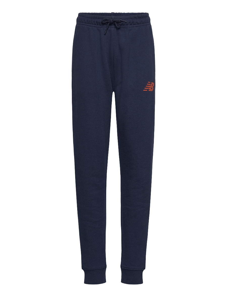 New Balance - New Balance French Terry Stacked Logo Hoodie Jog Set - sportanzüge - nb navy - 2