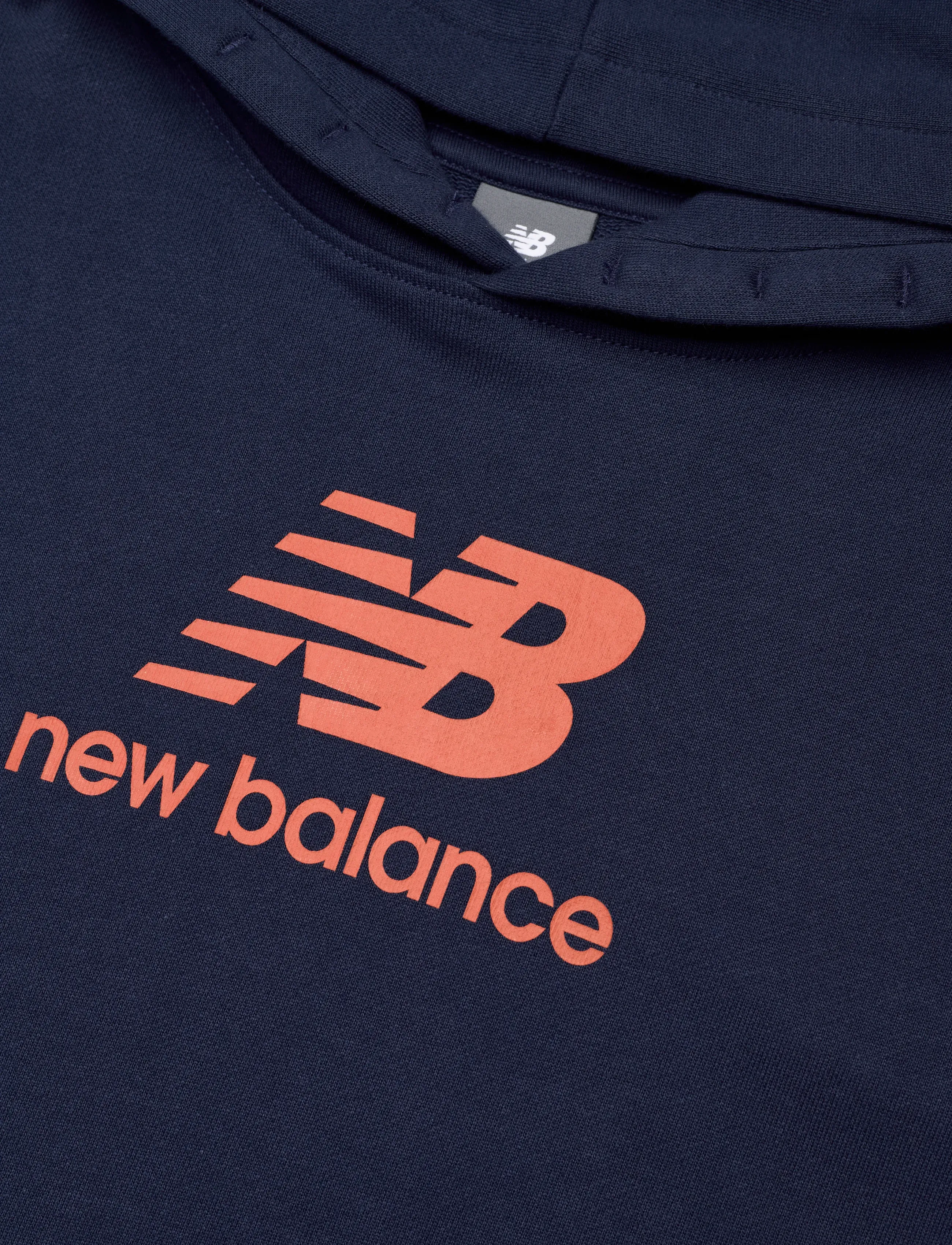 New Balance - New Balance French Terry Stacked Logo Hoodie Jog Set - sportanzüge - nb navy - 4