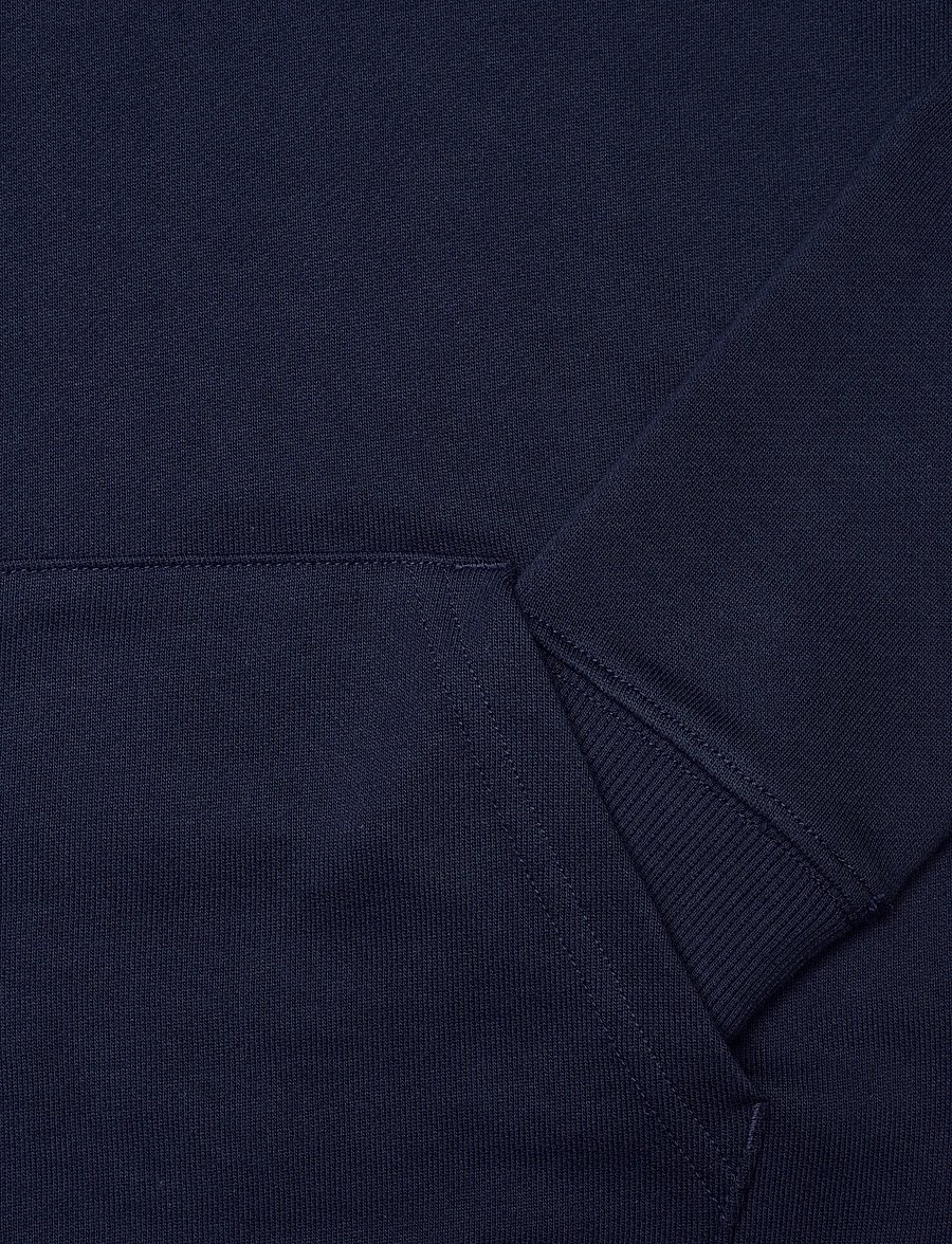 New Balance - New Balance French Terry Stacked Logo Hoodie Jog Set - sportanzüge - nb navy - 5