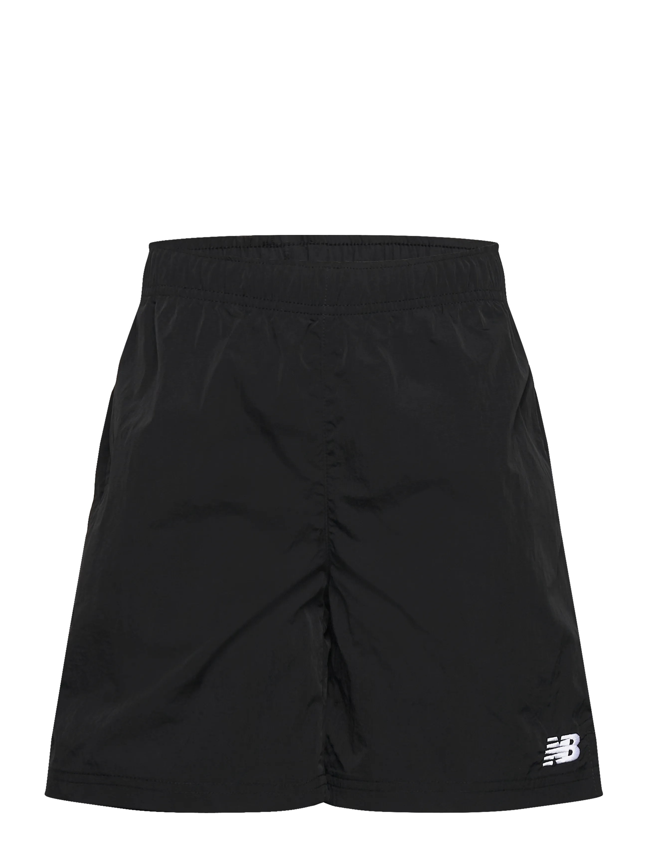 New Balance Nb Small Logo Nylon Short, 140, Black, Shorts > Sportsshorts, Børn
