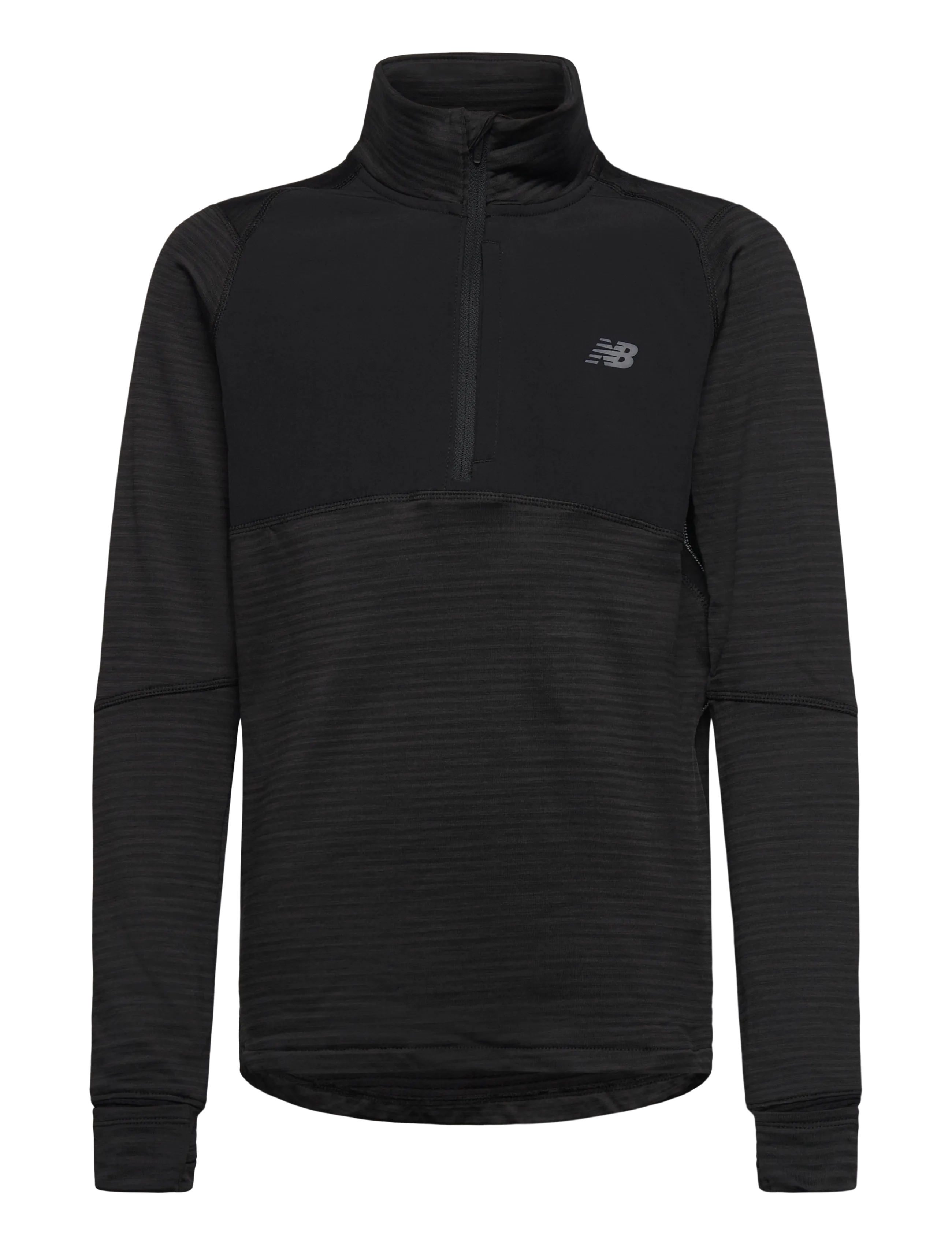 New Balance Heat Grid 1/4 Zip - Børn 98-134 - NB CAVIAR / black