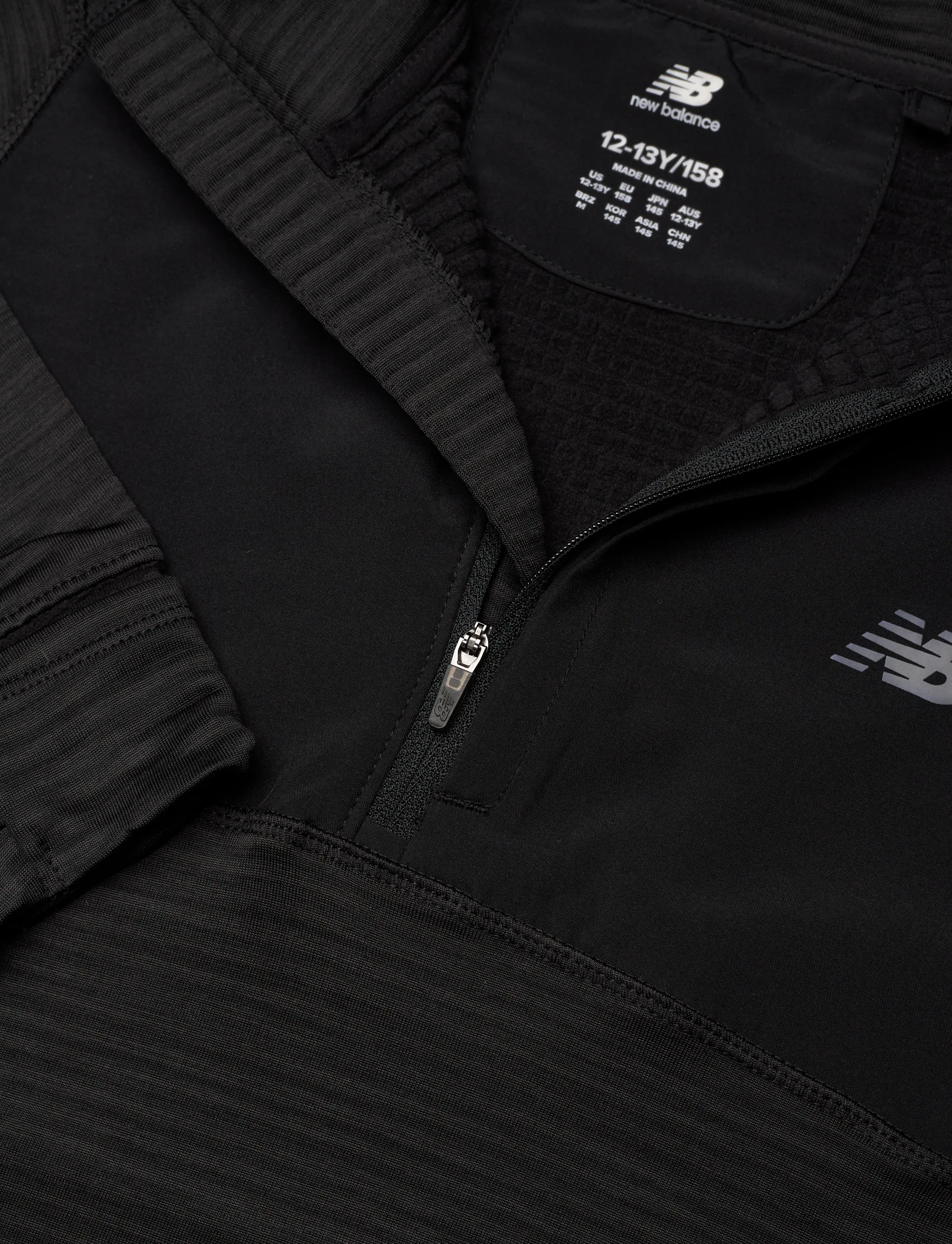 New Balance - Heat Grid 1/4 Zip - iekšējais slānis – augšdaļas apģērbs - nb caviar - 2