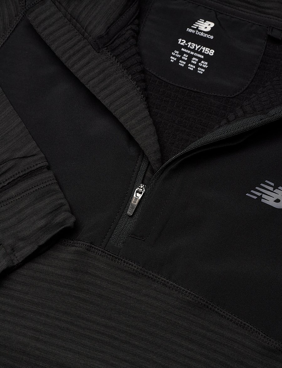 New Balance - Heat Grid 1/4 Zip - iekšējais slānis – augšdaļas apģērbs - nb caviar - 2