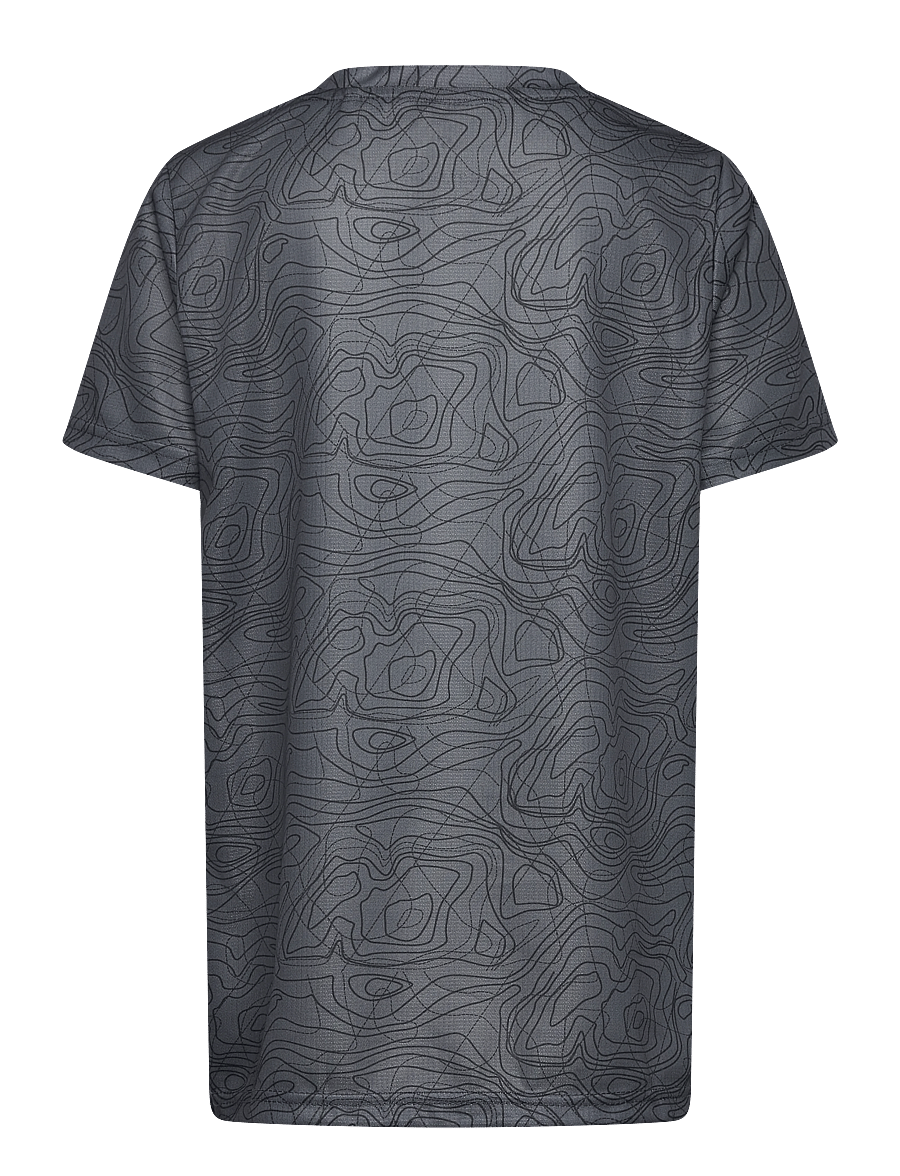 New Balance - NB Trail AOP Athletics Tee - sportstoppe - graphite - 1