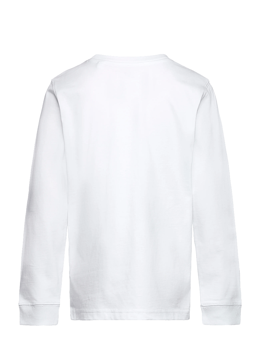 New Balance - New Balance Jersey Stacked Logo LS Tee - langärmelig - nb bright white - 1