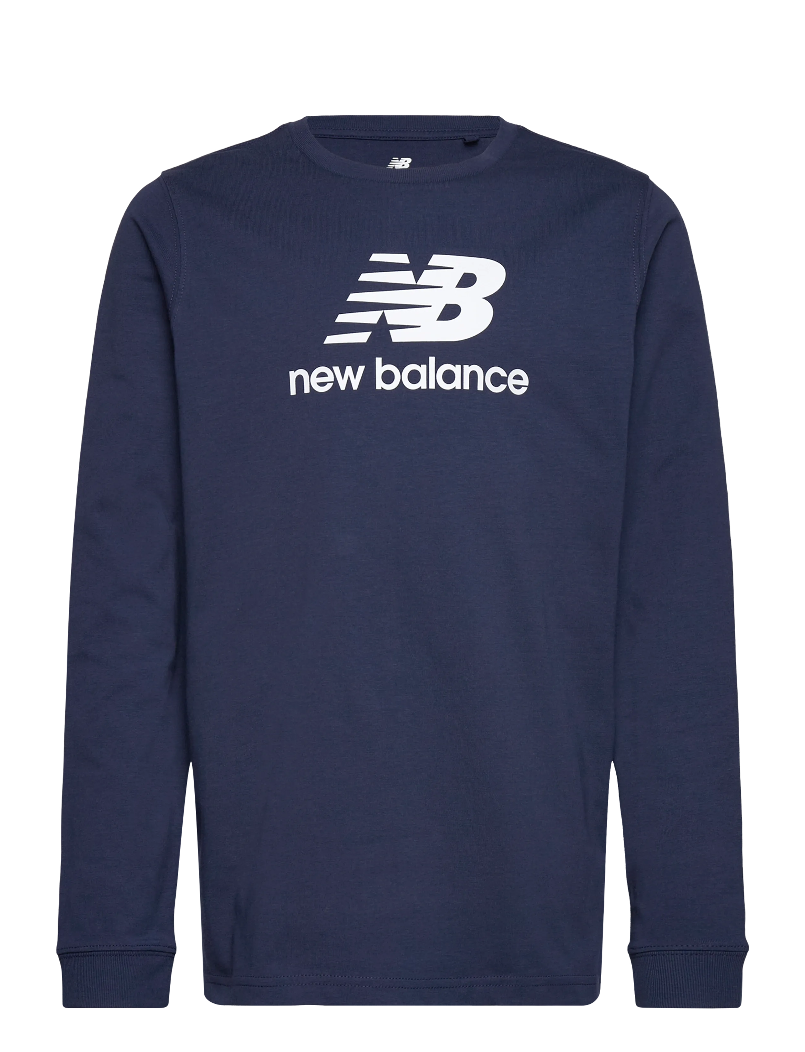 New Balance New Balance Jersey Stacked Logo LS Tee - Nyheder - NB NAVY / navy