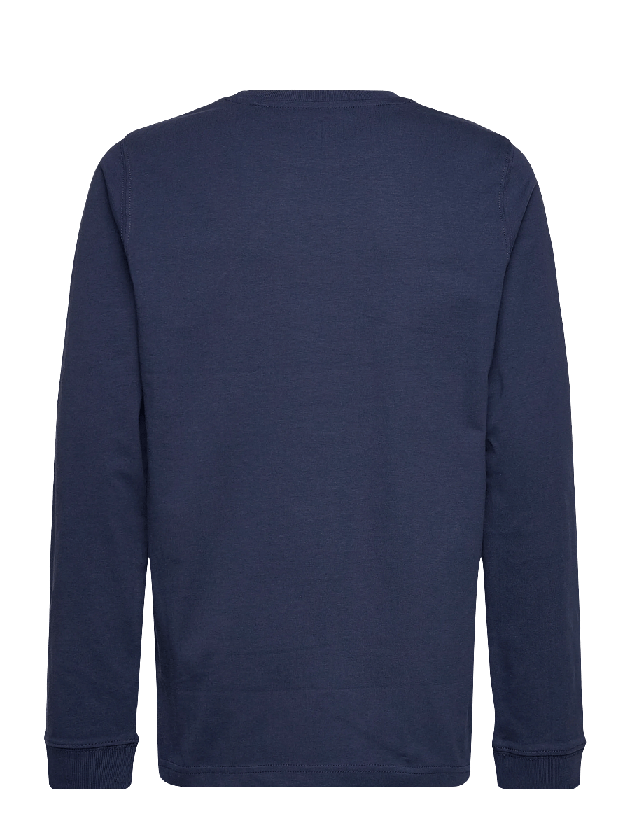 New Balance - New Balance Jersey Stacked Logo LS Tee - langärmelig - nb navy - 1