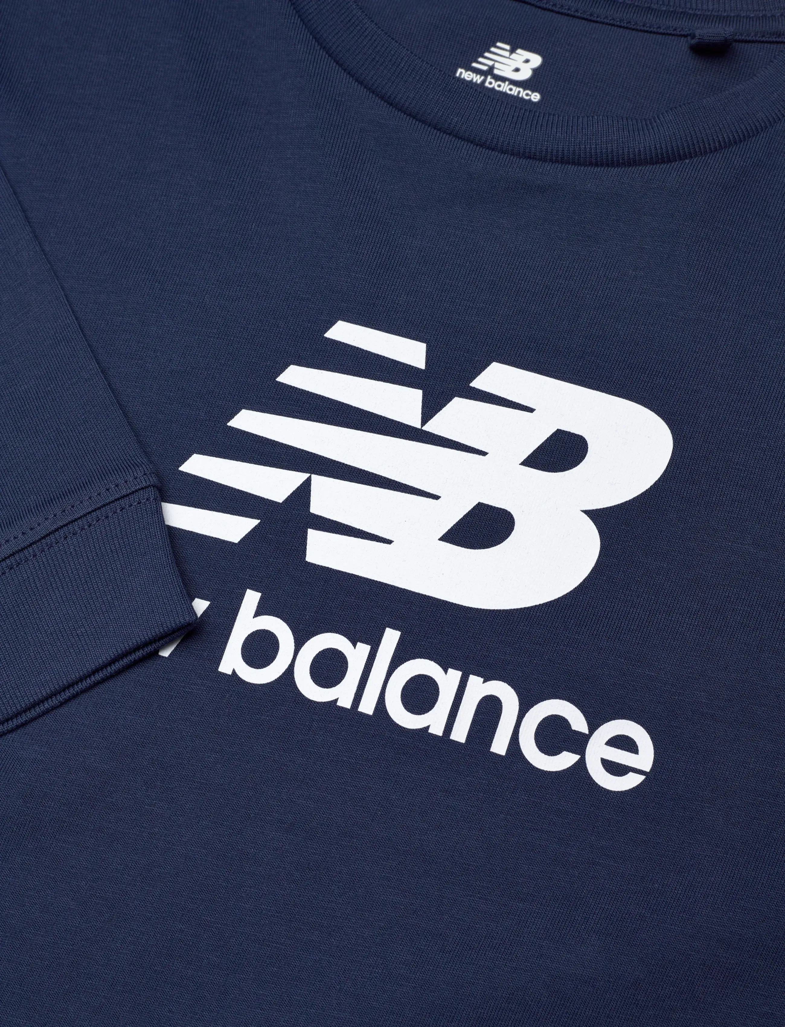 New Balance - New Balance Jersey Stacked Logo LS Tee - langärmelig - nb navy - 2