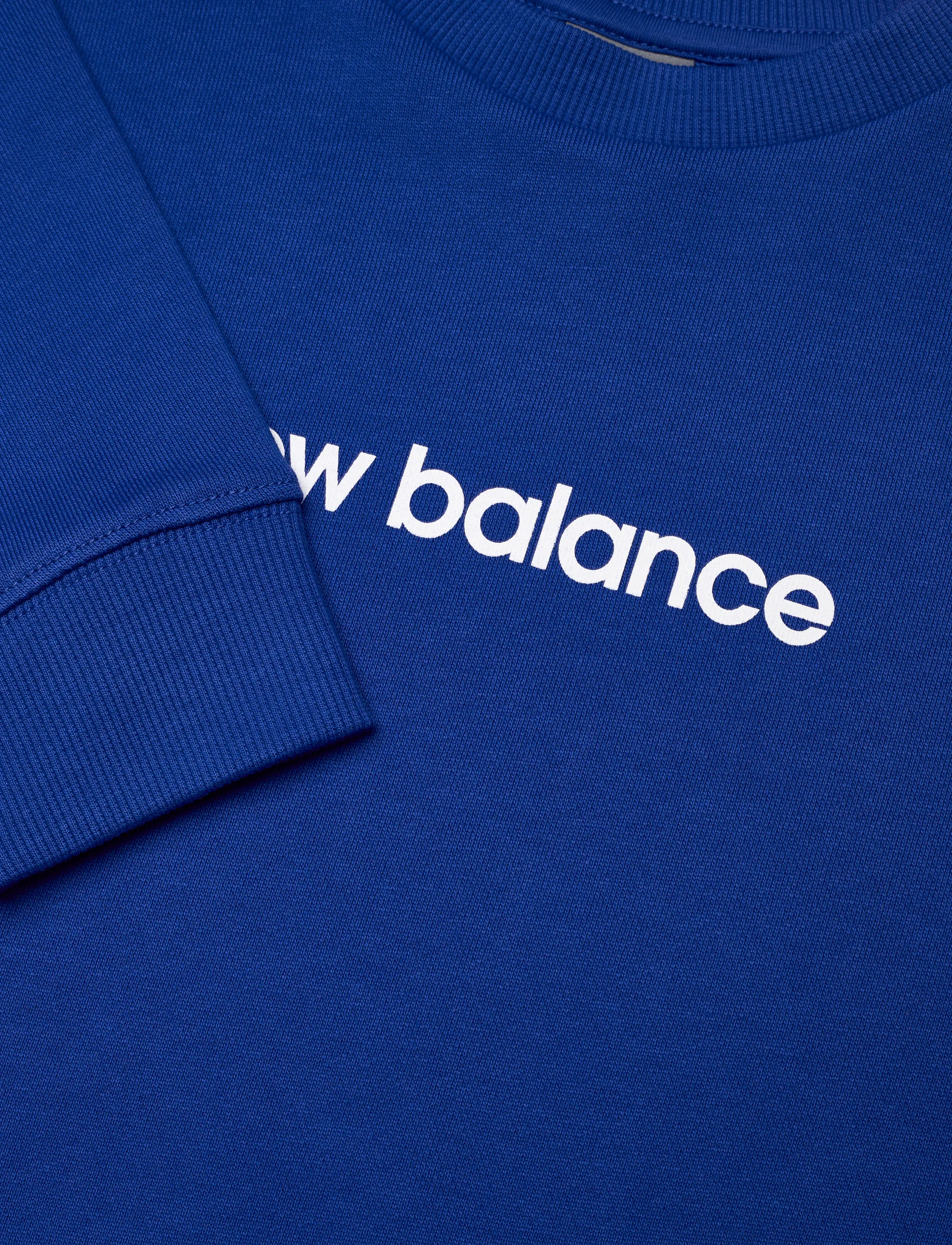 New Balance - NB Sneaker Poster Graphic FT Crew - sweatshirts - team royal - 2
