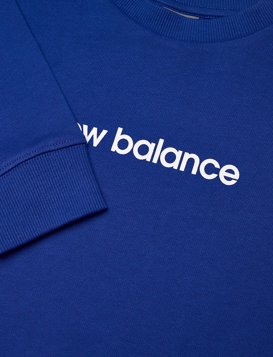New Balance - NB Sneaker Poster Graphic FT Crew - sweatshirts - team royal - 2