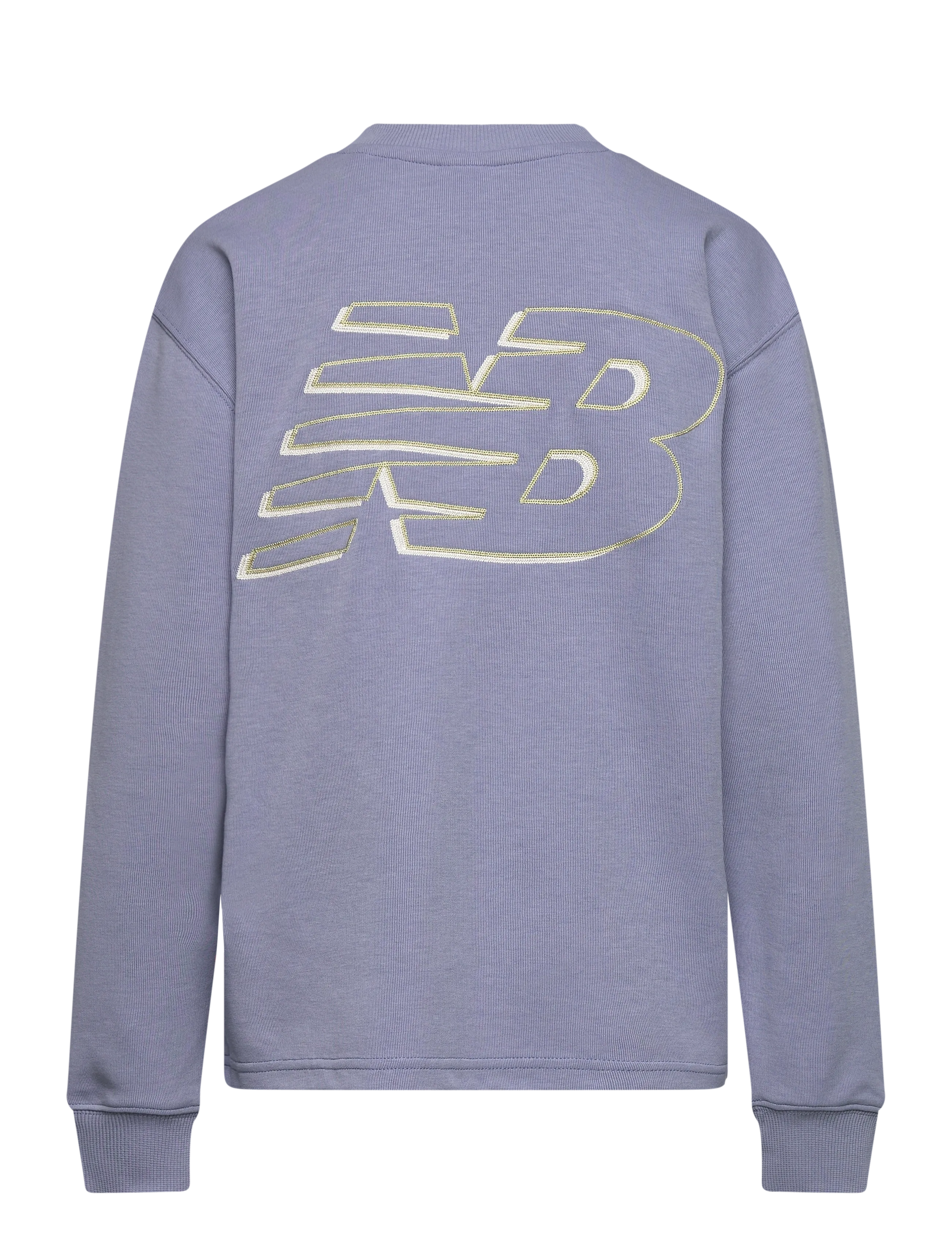 New Balance - NB Premium Cross Neck LS Tee - džemperiai - dusk shower - 1