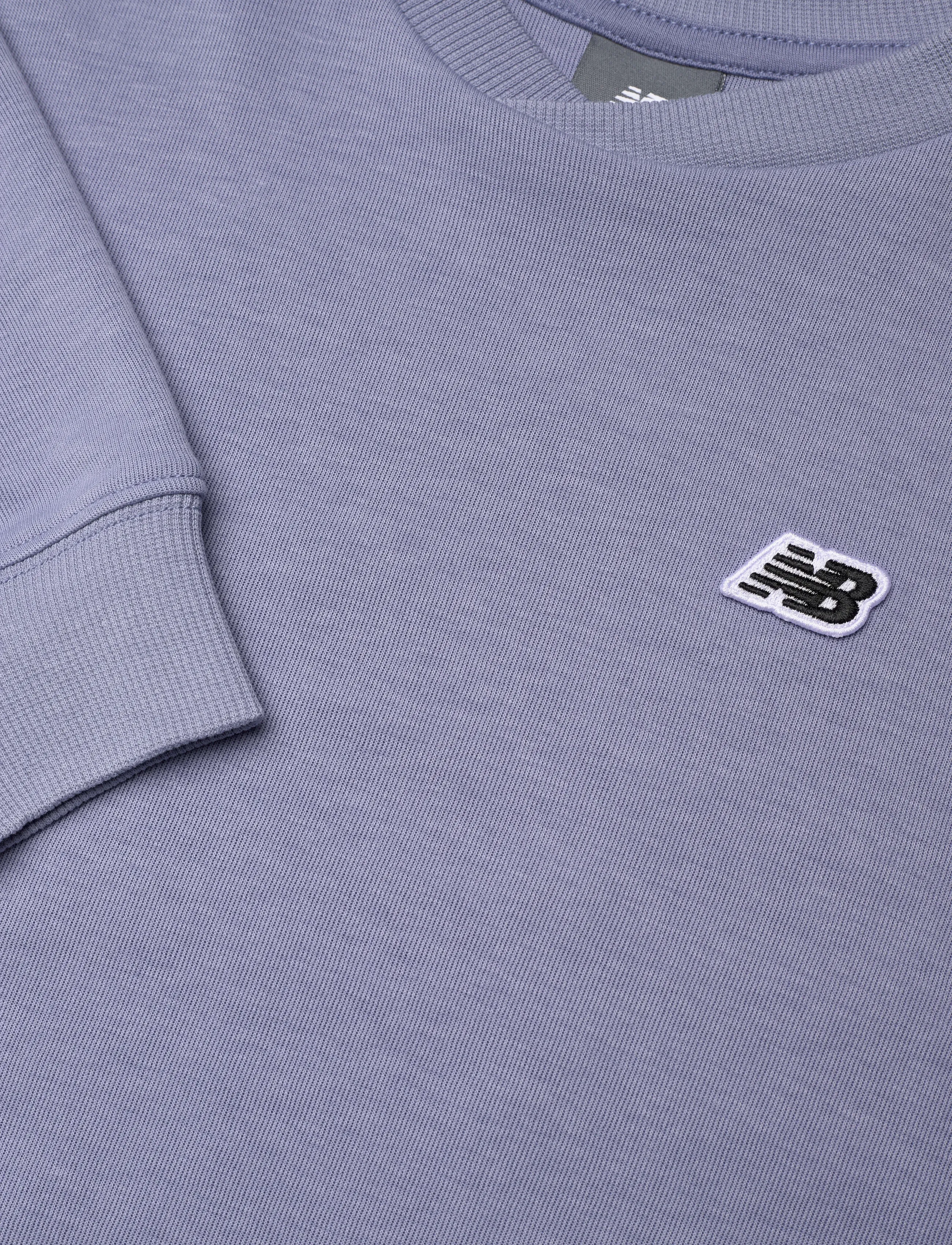 New Balance - NB Premium Cross Neck LS Tee - džemperiai - dusk shower - 2