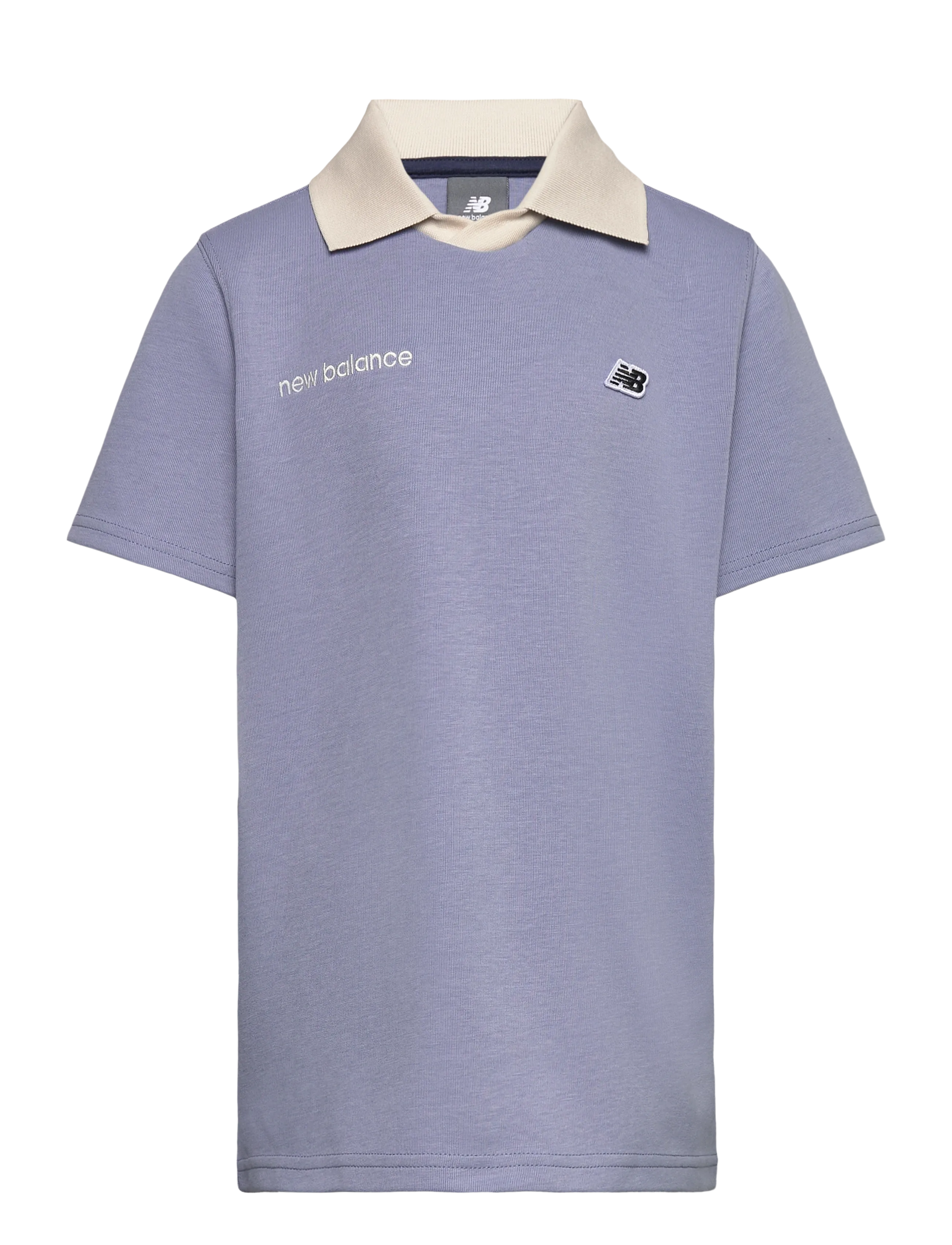 New Balance Nb Premium Badge Polo, 176, Polo Shirts, Lila - Short-sleeved Kinder